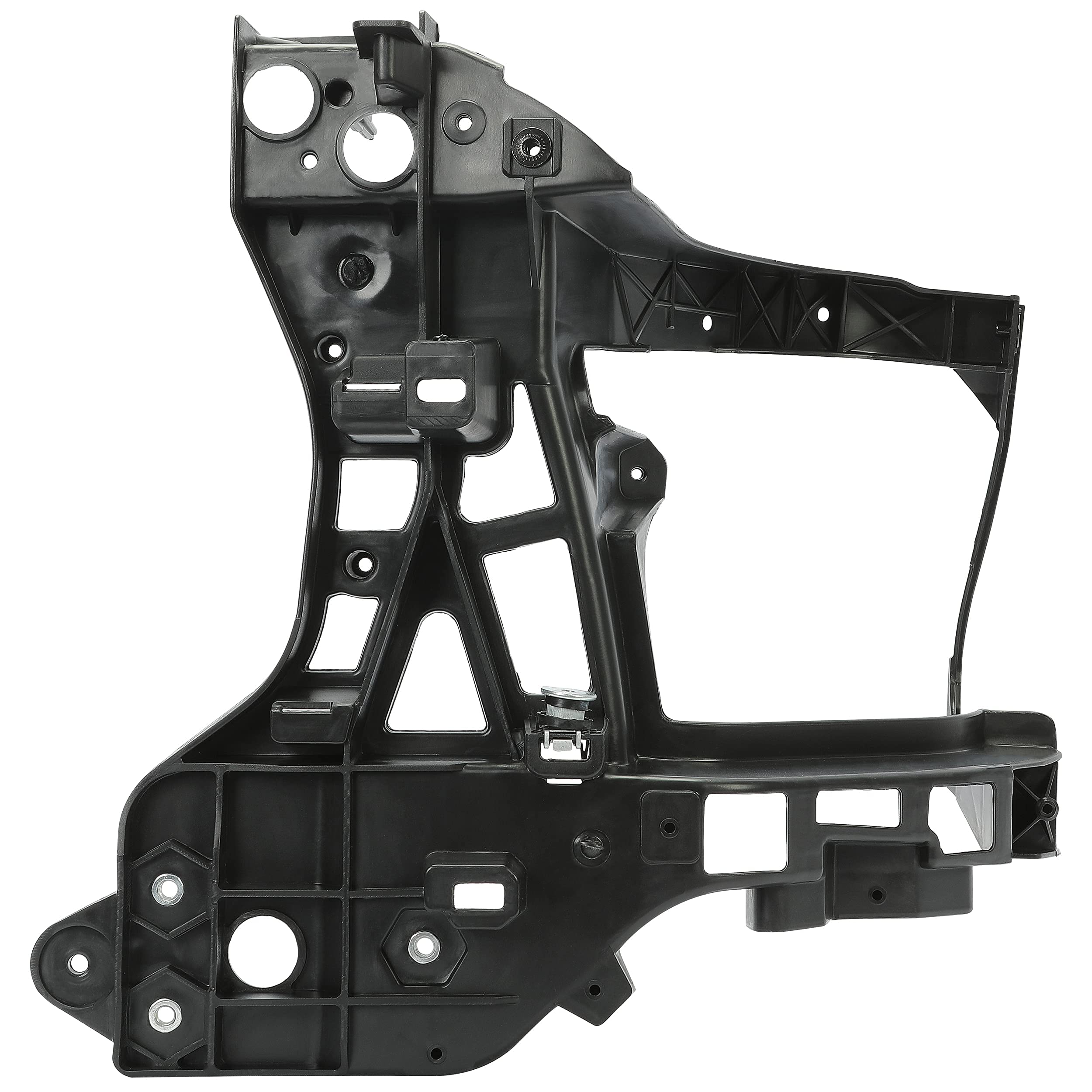 ECOTRIC Radiator Support Headlamp Mounting Bracket, Left (Driver Side), Black, Compatible with 2013-2024 Dodge Ram 1500/2500/3500, Model