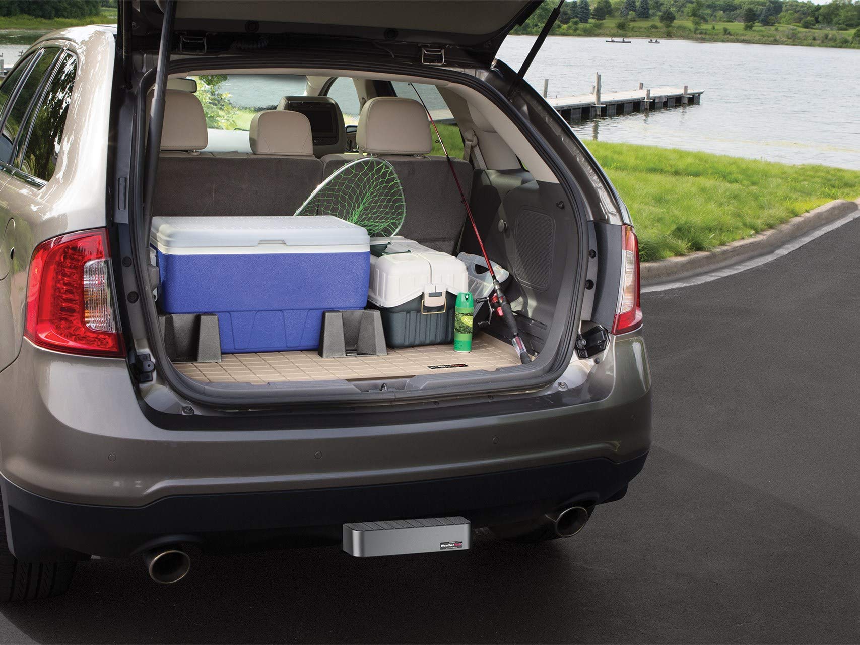 Weathertech Cargo Trunk Liner For Bmw X7 40I, X7 M50I, X7 50I, X7 M60I, Alpina Xb7 - Behind 2Nd Row (401262) Black