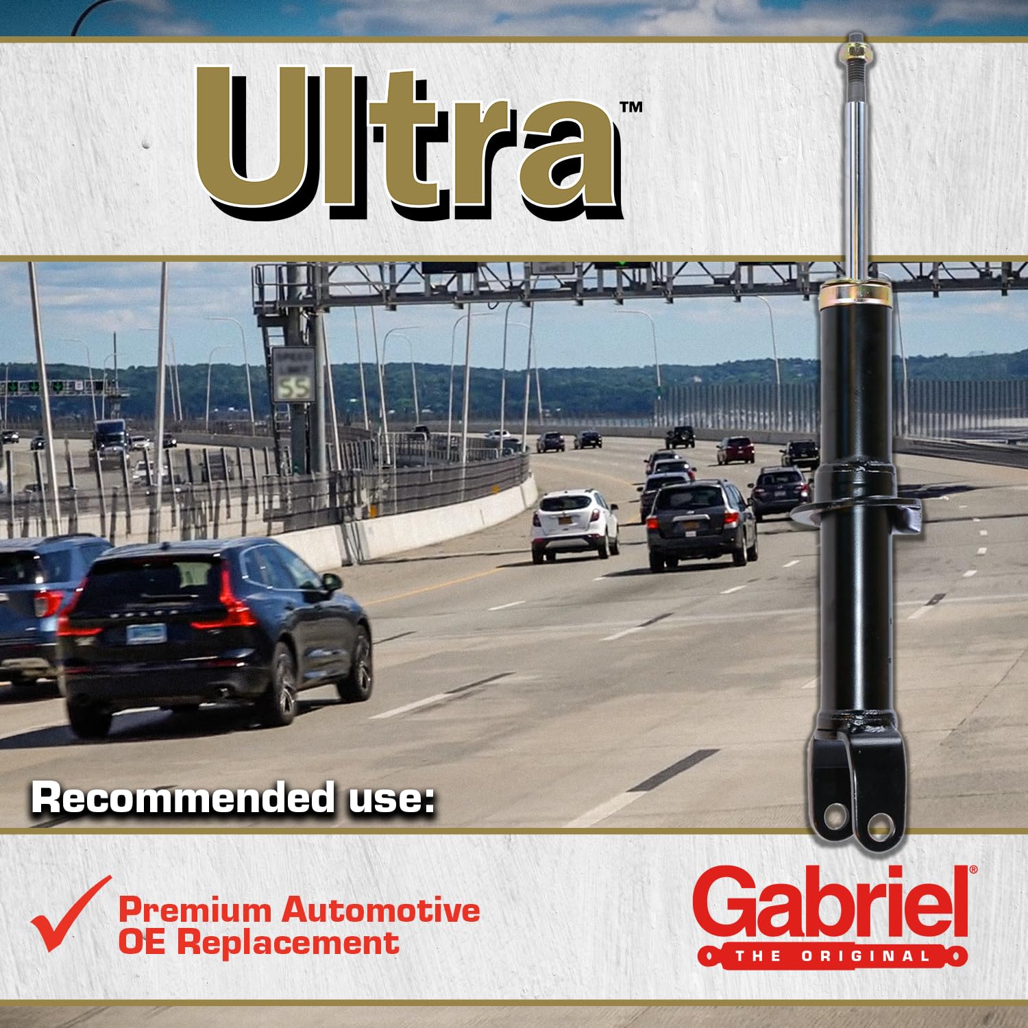 Gabriel G51833 Ultra Rear Strut For 01-06 Lexus Ls430 (1 Pack)
