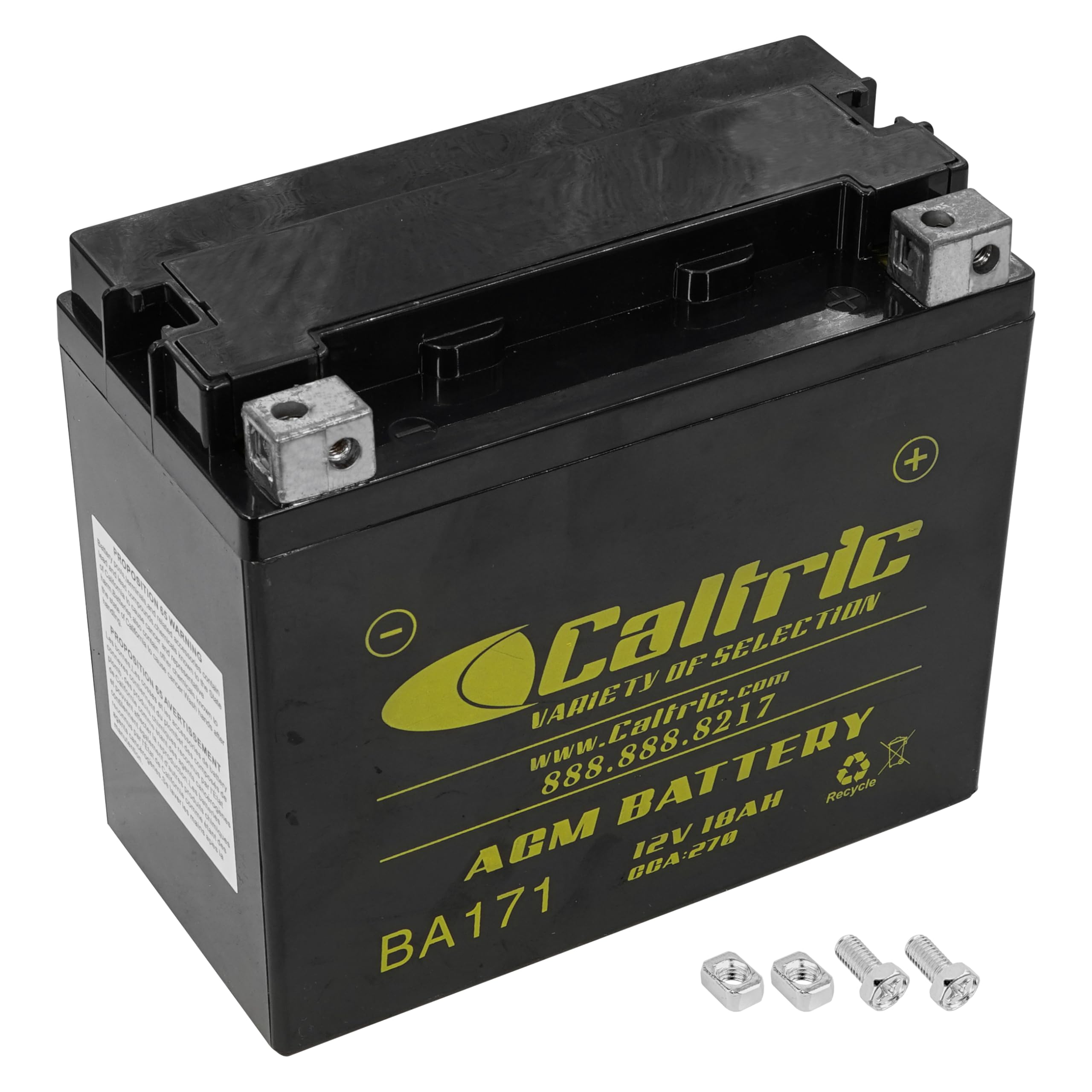 Caltric Agm Battery Compatible with Can-am Bombardier Commander 1000 4X4 Efi X Xt Dps Ltd 2011-2014