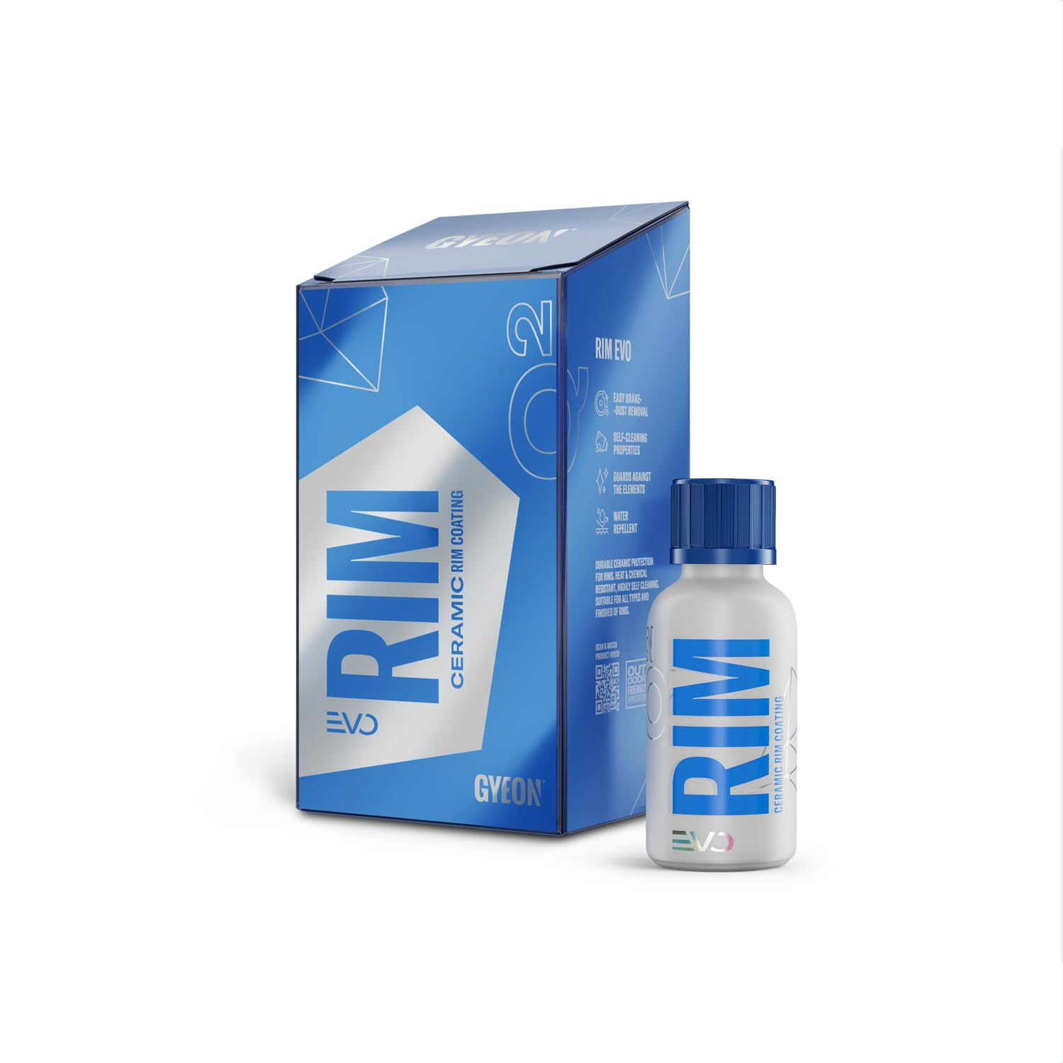 Gyeon Rim Evo 30Ml - Ceramic Coating Kit For Wheels - Brake Dust And Road Contaminant Repellent - High Heat Resistant Ceramic Coating For Wheels