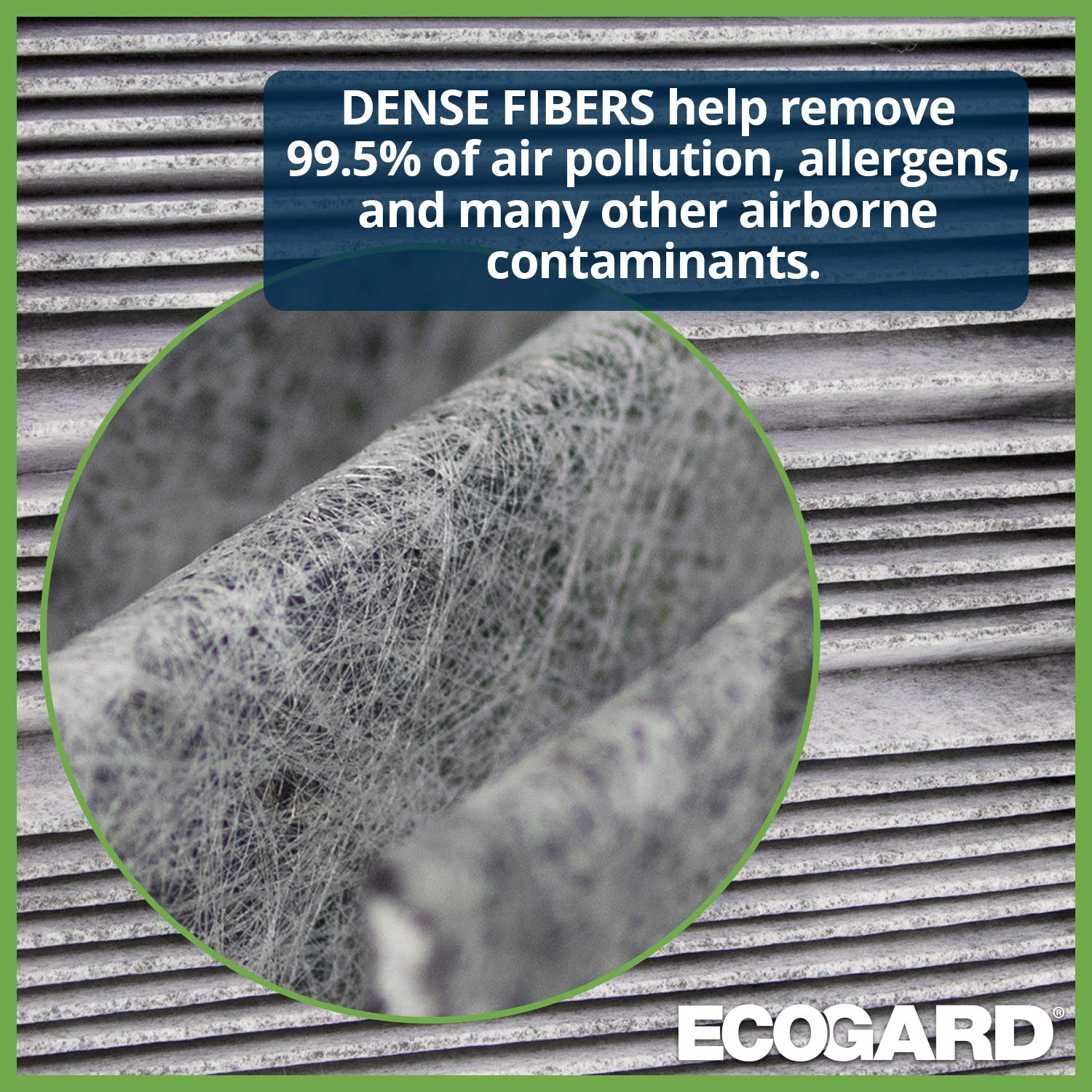 Ecogard Xc11708C Cabin Air Filter With Activated Carbon Odor Eliminator - Premium Replacement Fits Mercedes-Benz A220 2019-2021,