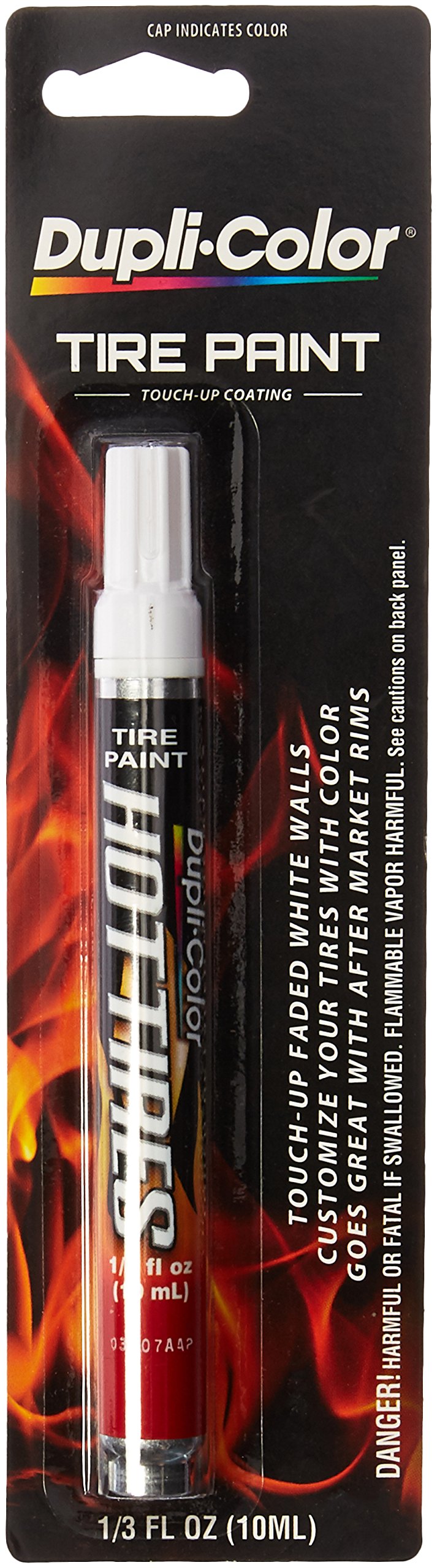 DupliColor HT100 White Hot Tire Paint Pin  1/3 oz