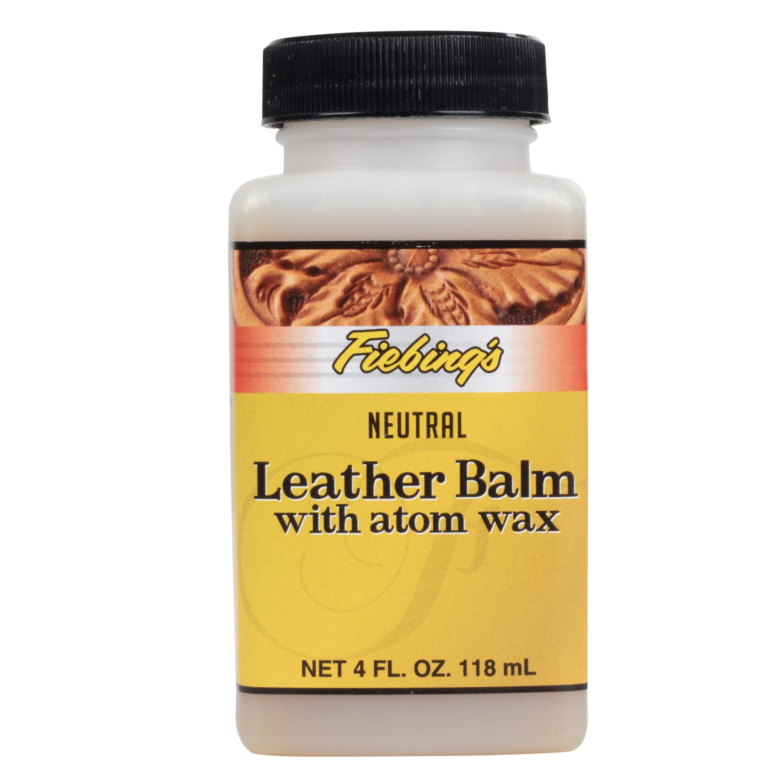 Leather Balm With Atom Wax Neutral, 4 Oz