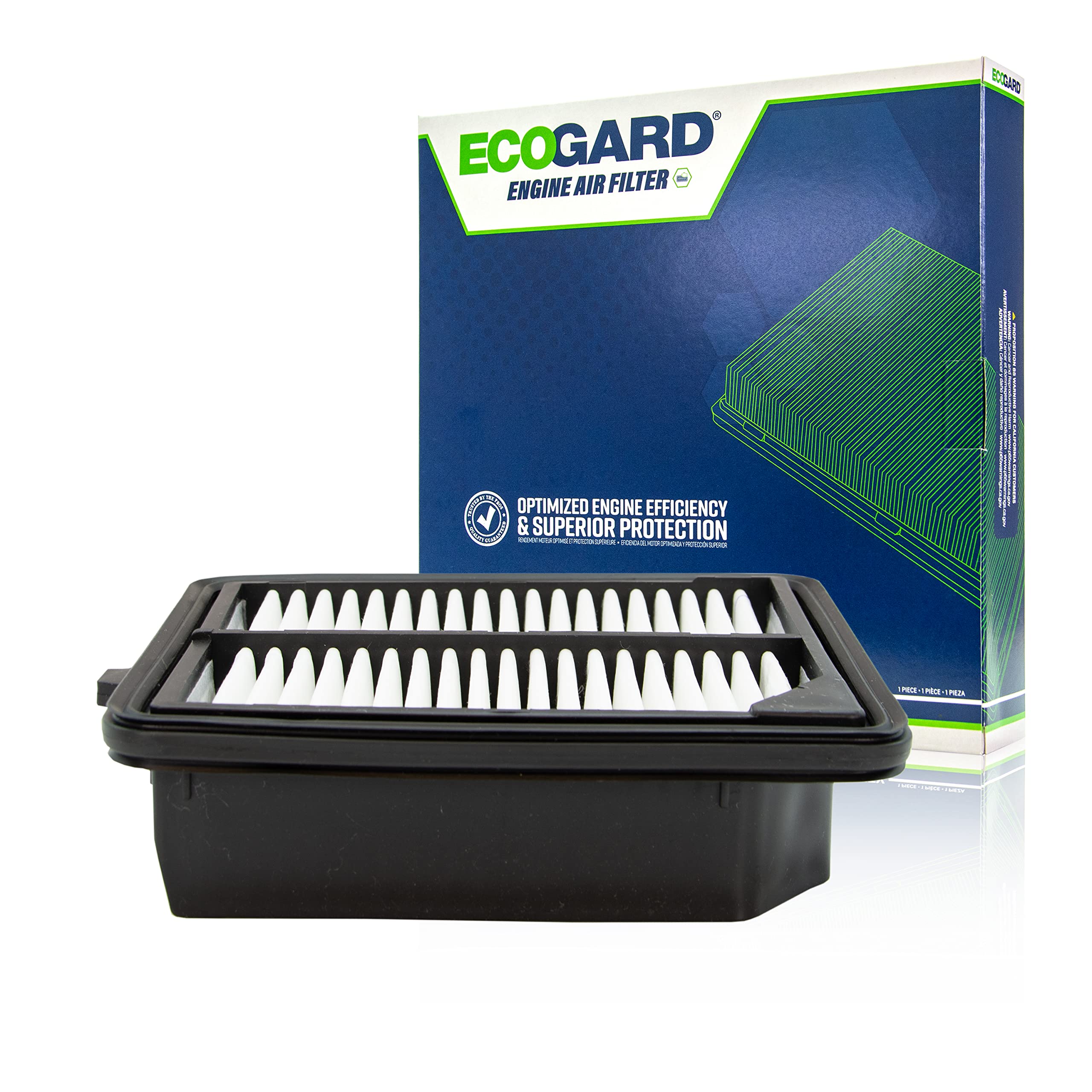 Ecogard Xa10221 Premium Engine Air Filter Fits Honda Accord 2.0L Hybrid 2014-2019