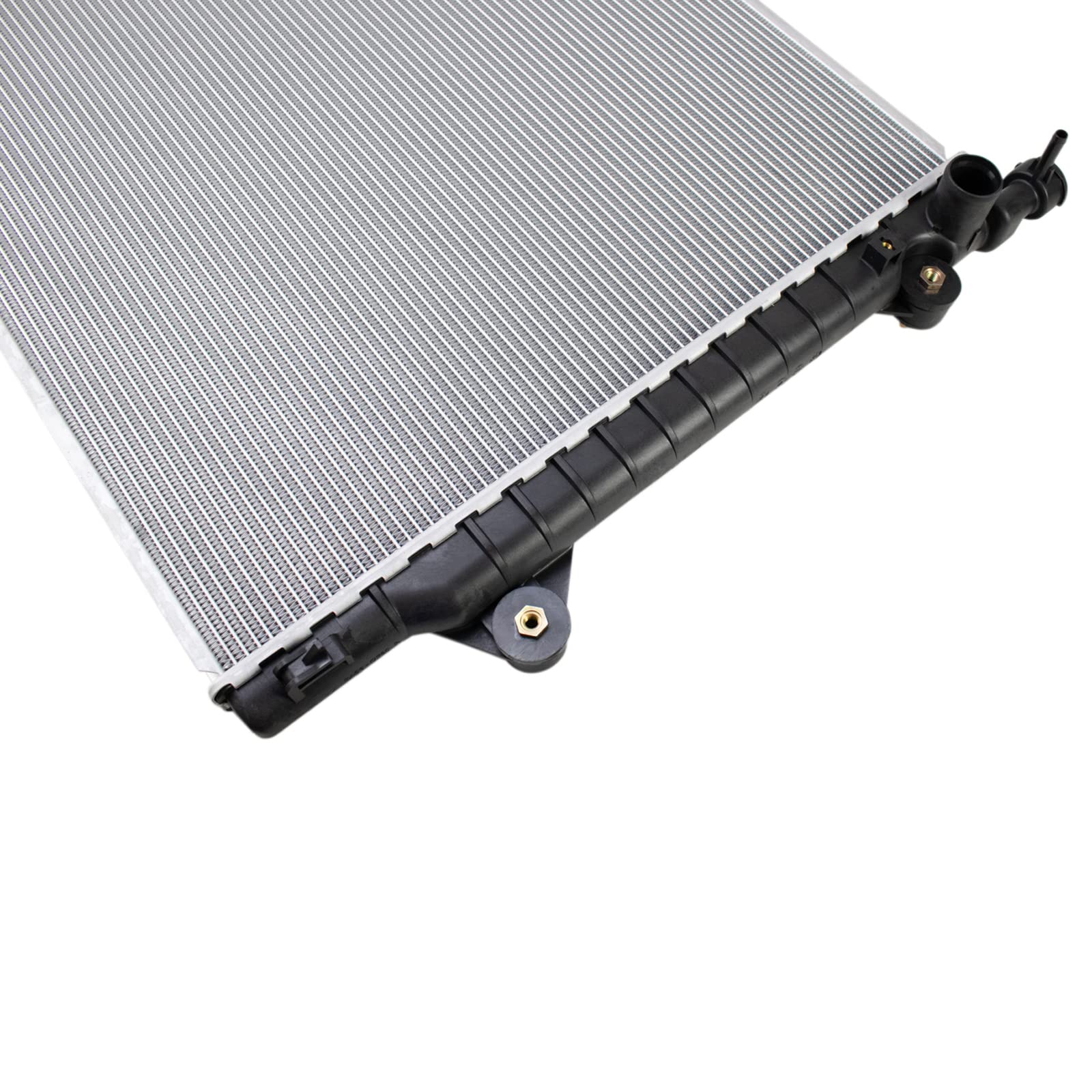TRQ Radiator Assembly Aluminum Core Cross Flow for 2016-2023 Toyota Tacoma All Engines Automatic Transmission, Model RDA80211