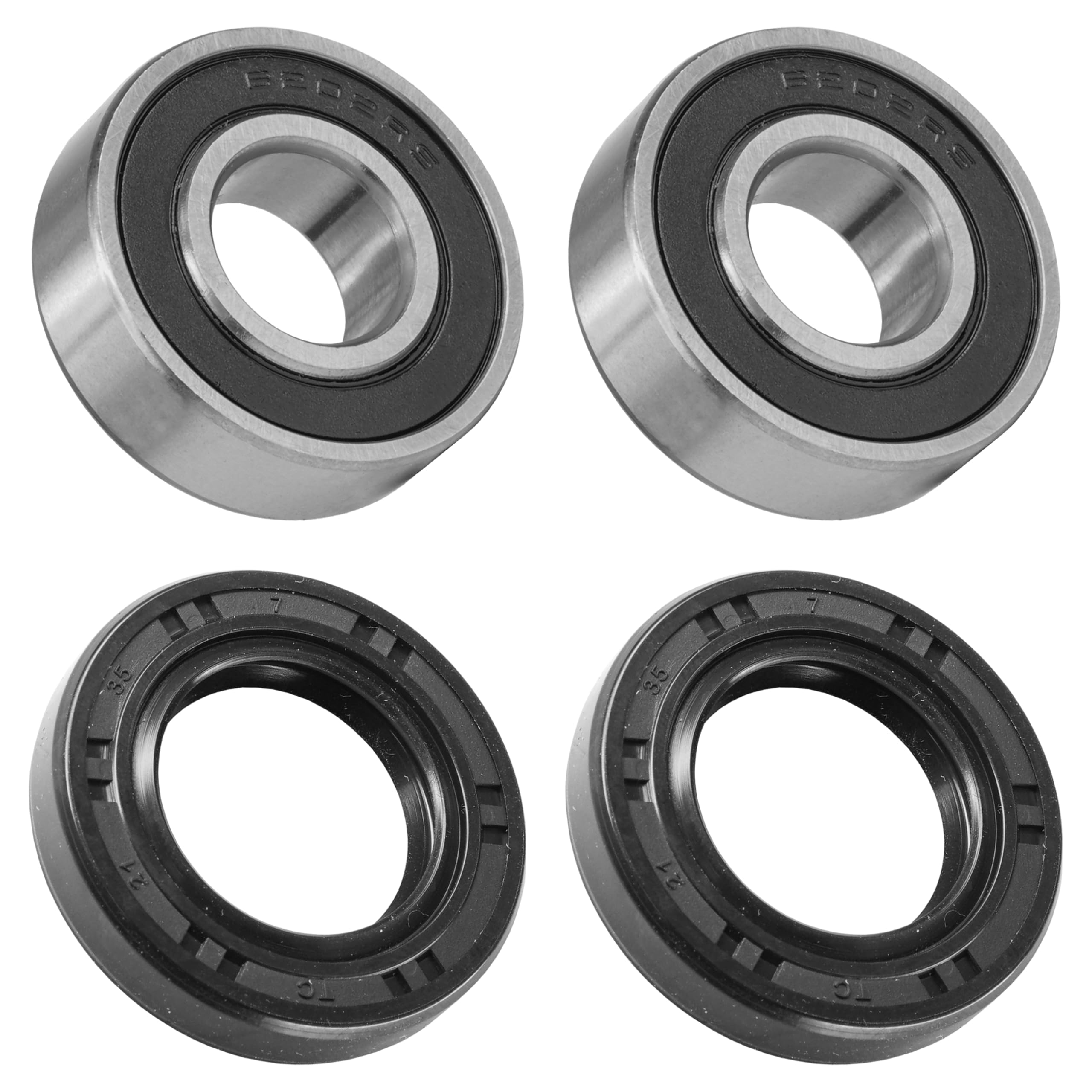 Caltric Front Wheel Ball Bearings & Seals Kit Compatible with Honda 70 Atc70 Atc-70 1978-1985