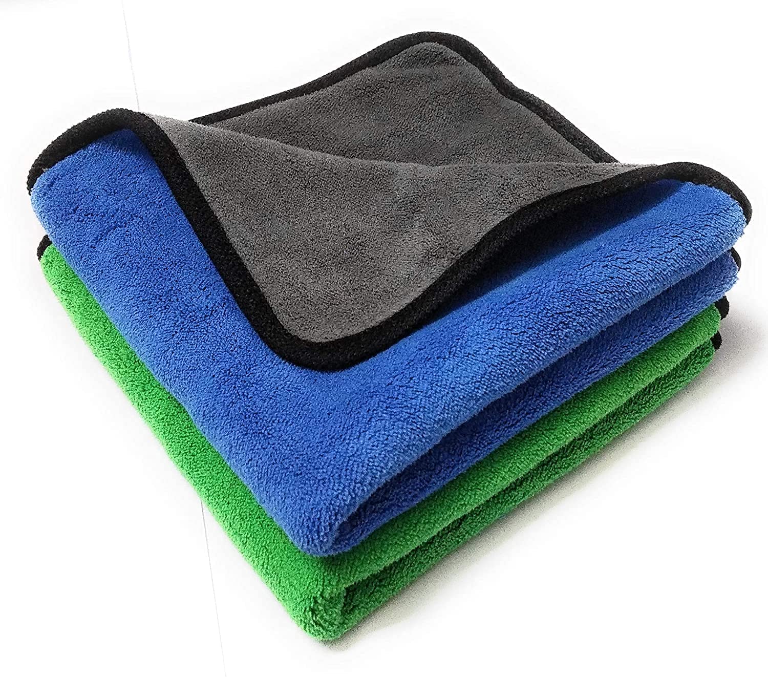 Tara handloom Microfiber Cloth for Car Cleaning and Detailing, Double Sided, Extra Thick Plush Microfiber Towel LintFree, (Size