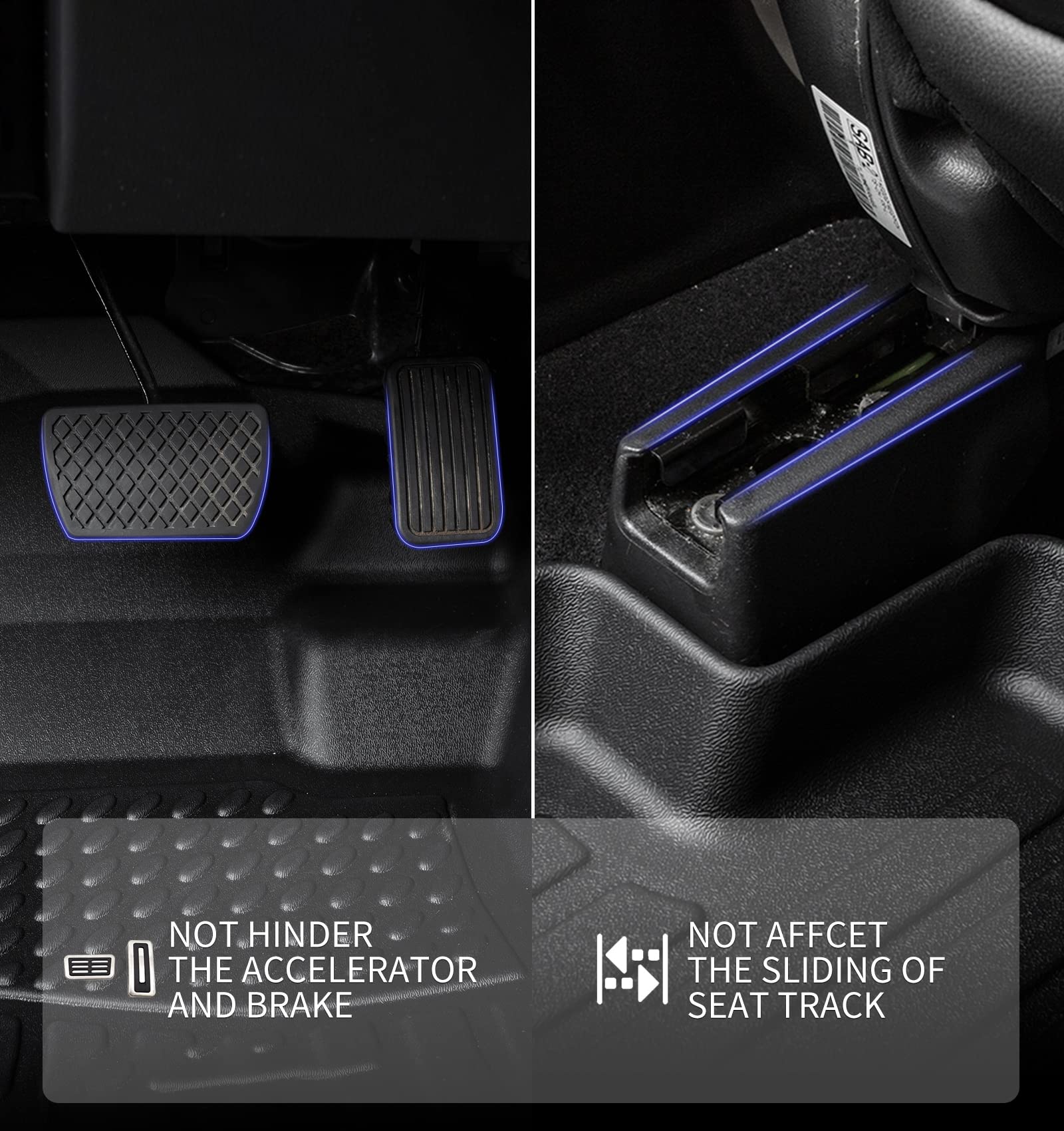KELCSEECS Floor Mats & Cargo Liner Custom for Buick Envision 2021-2025 All Weather Protection TPE Floor Liners Front & Rear Row