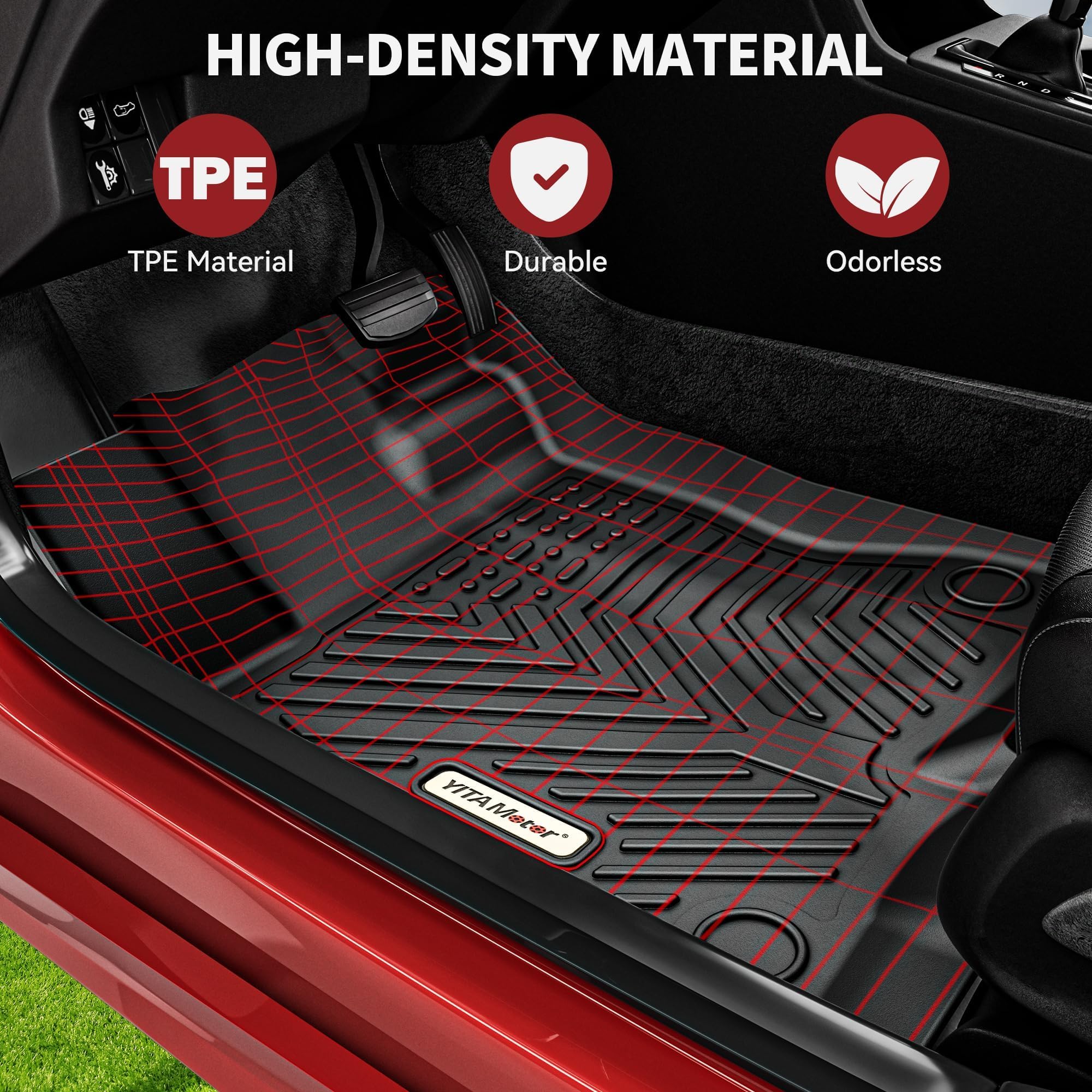 Yitamotor Cargo Trunk Mat Fit For Mazda Cx-5 2017 2018 2019 2020 2021 2022 2023 2024, All Weather Custom Fit Cx-5 Cargo Mat, Bla