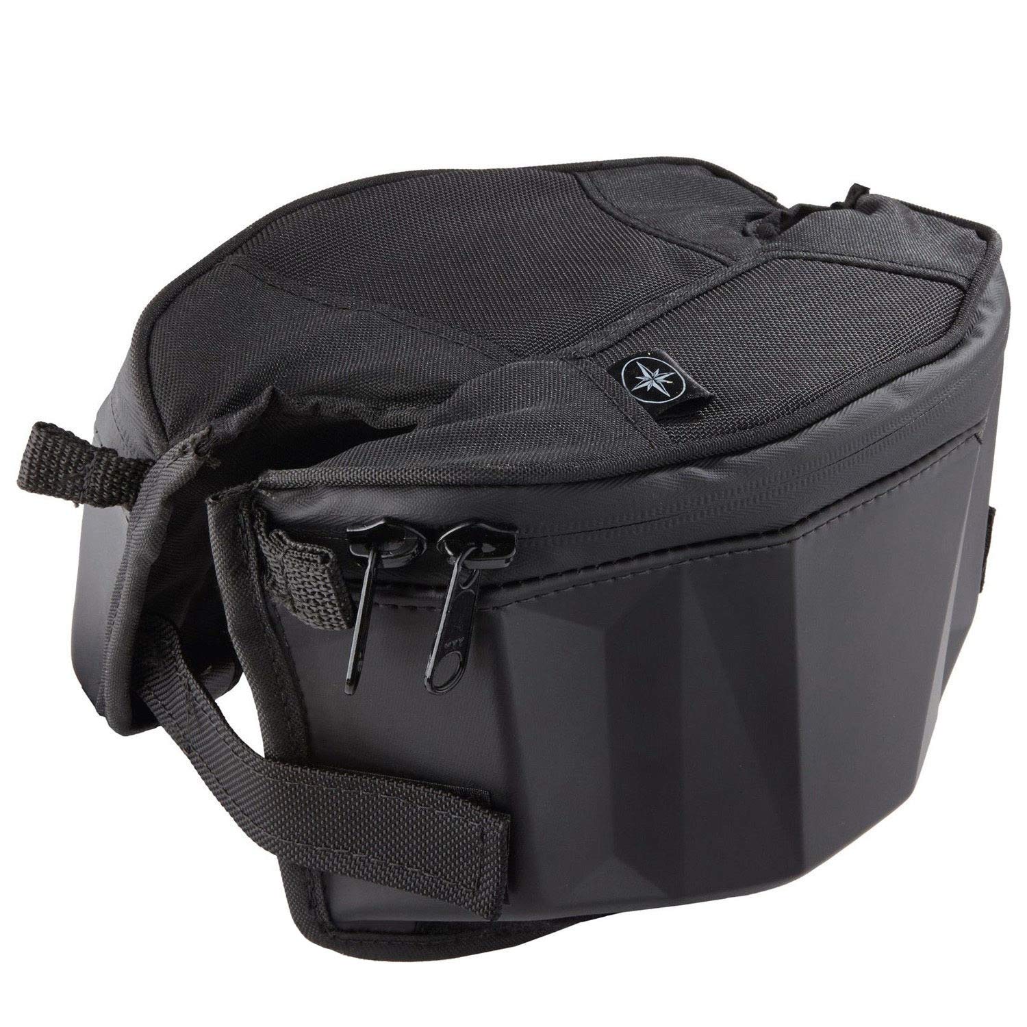 Polaris Black Axys Pro-Taper Water Resistant Handlebar Bag 13x11x3 inches, Model 2880971, Durable Polyester