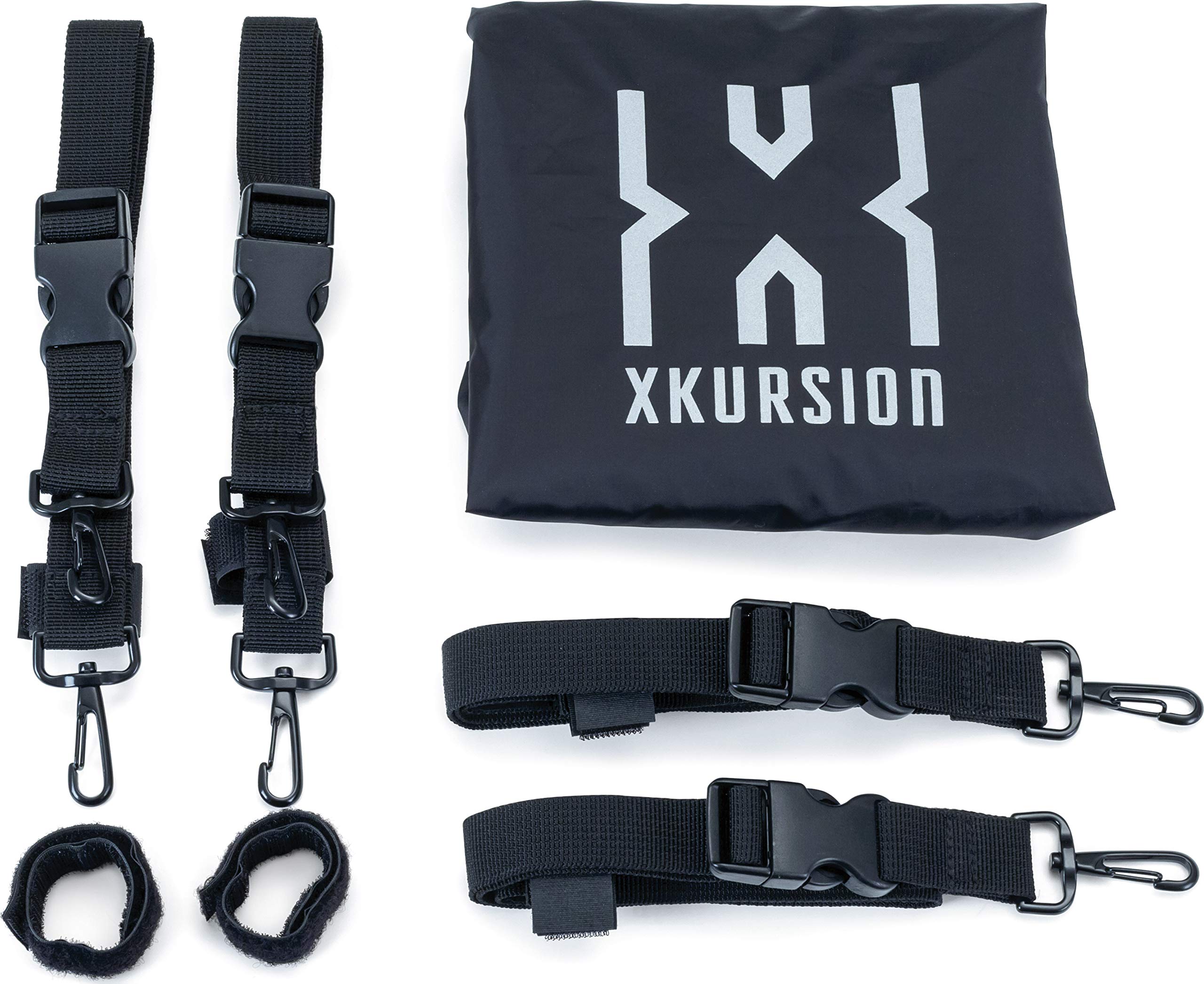 Kuryakyn 5256 Xkursion Xb Ambassador Tail Bag: Weather Resistant Motorcycle Travel Luggage With Mounting Straps, Black