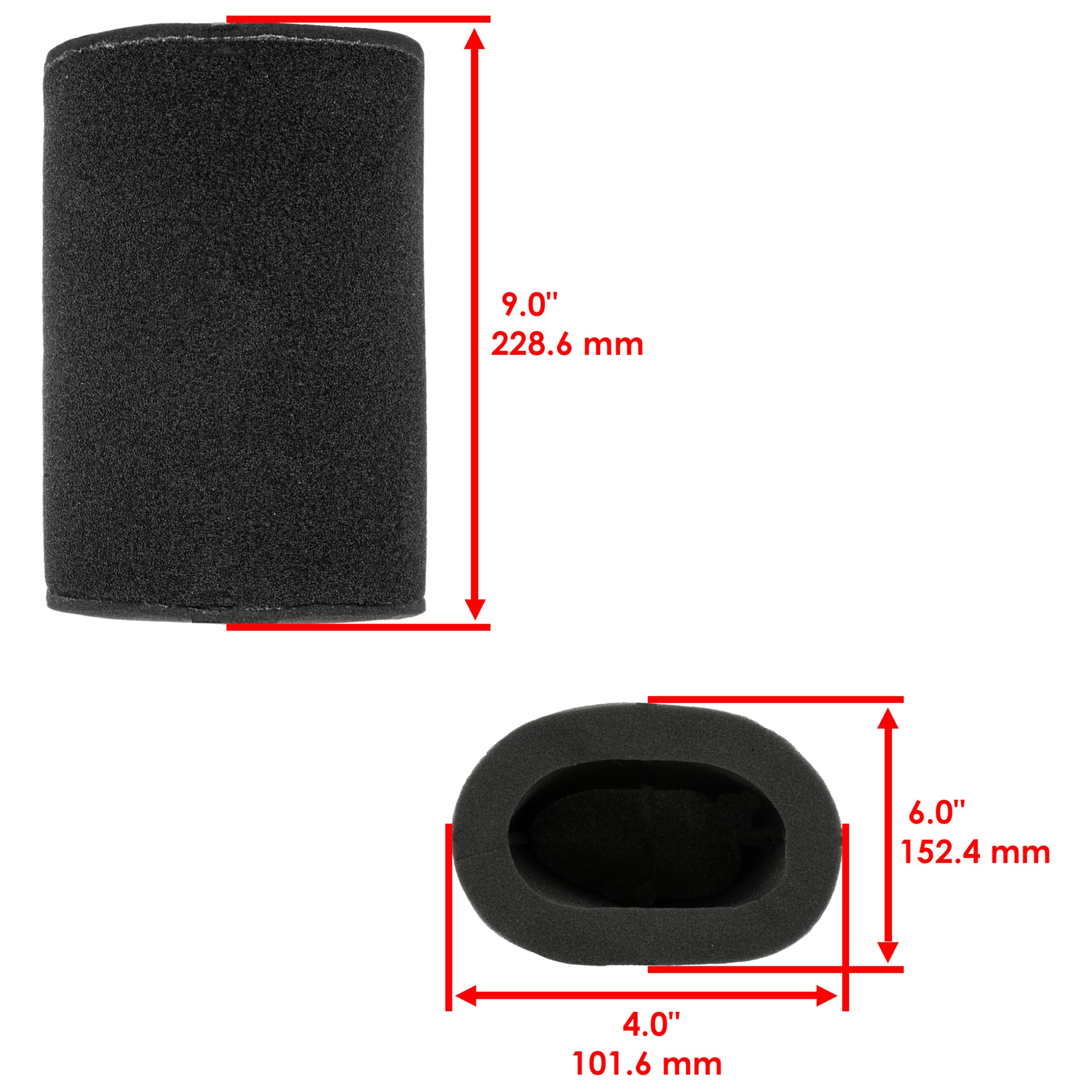 Caltric Air Filter Cleaner for Yamaha Rhino 700 YXR700F (2008-2013) - Model 5B4-E4451-00-00