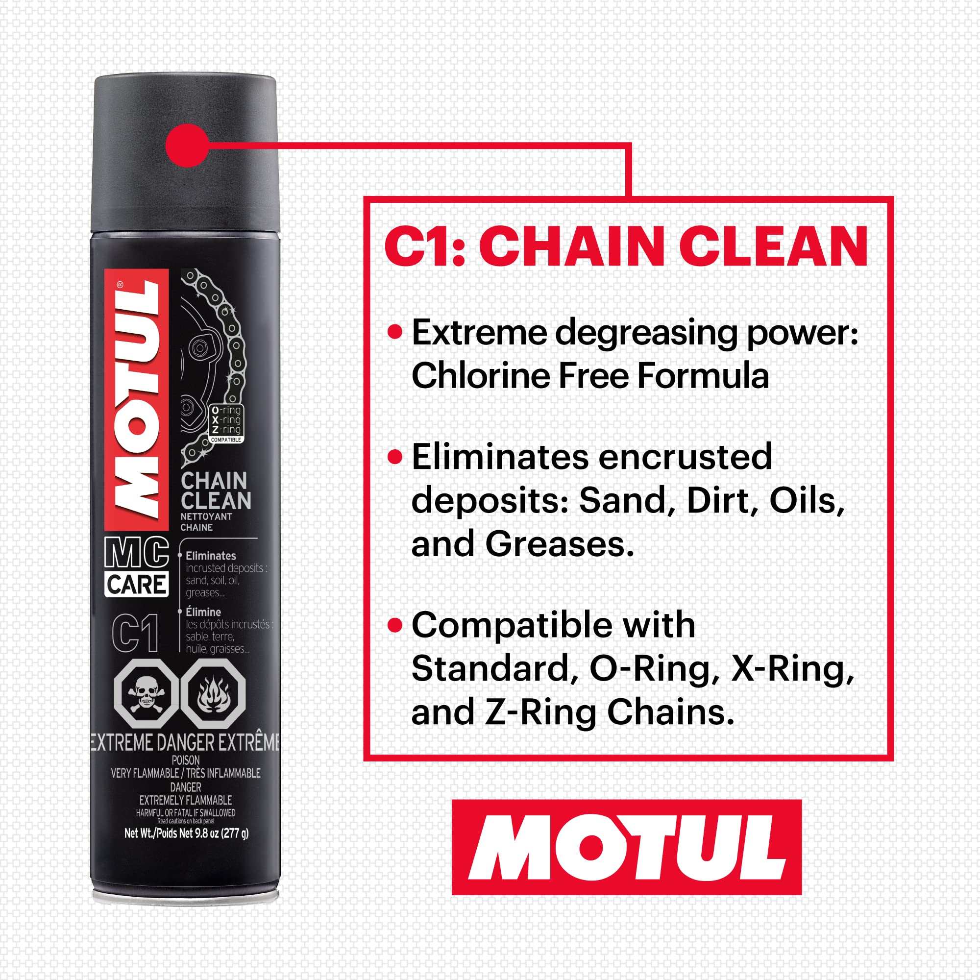 Motul C1 Chain Cleaner 9.8 oz (103243)