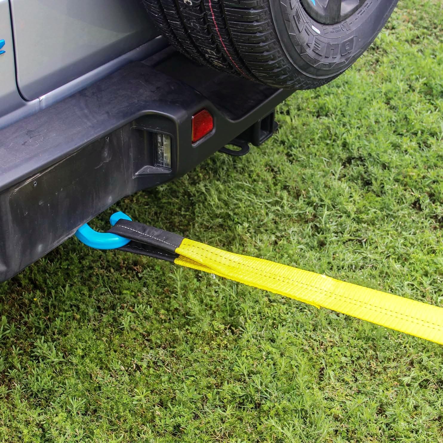 HFS(R) Yellow Tree Saver, Winch Strap, Tow Strap 30,000 Pound Capacity (3X8FT)