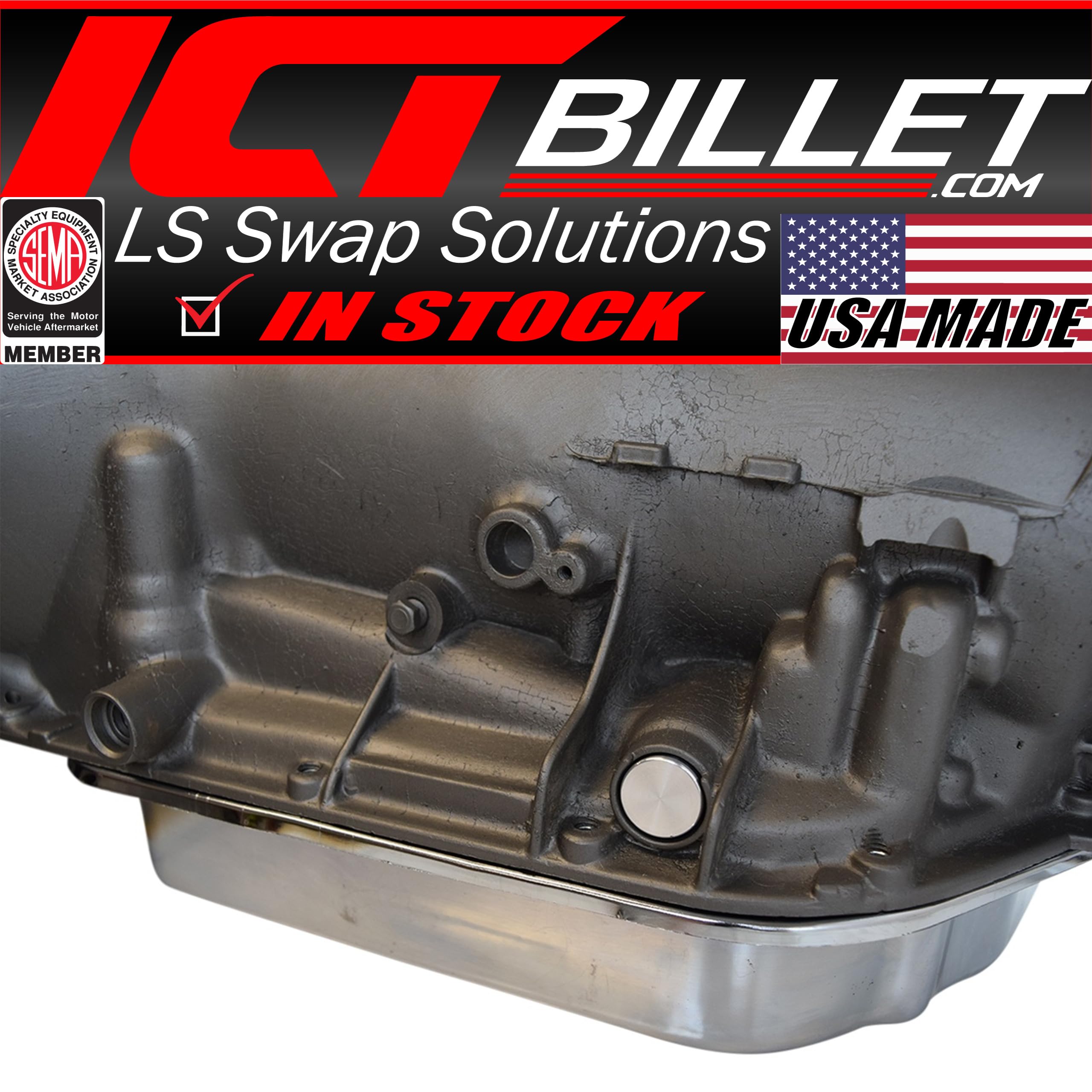 ICT Billet TH400 Electrical Connector Plug Case Connector Kickdown Plug Turbo 400 Chevy Transmission SBC 305 327 350 383 5.0L 5.