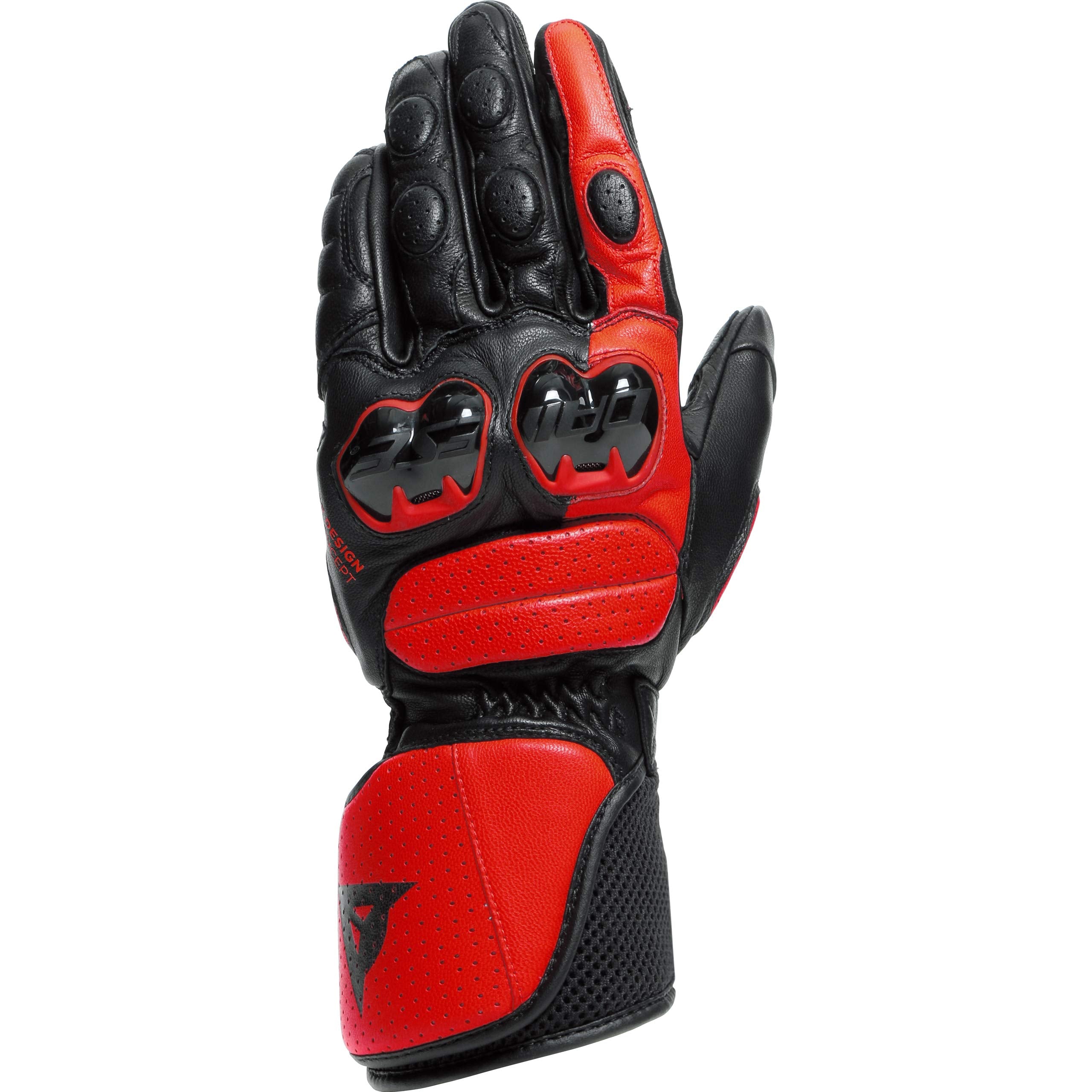 Dainese 201815927-B78-L Impeto Gloves Black/Lava-Red - Large