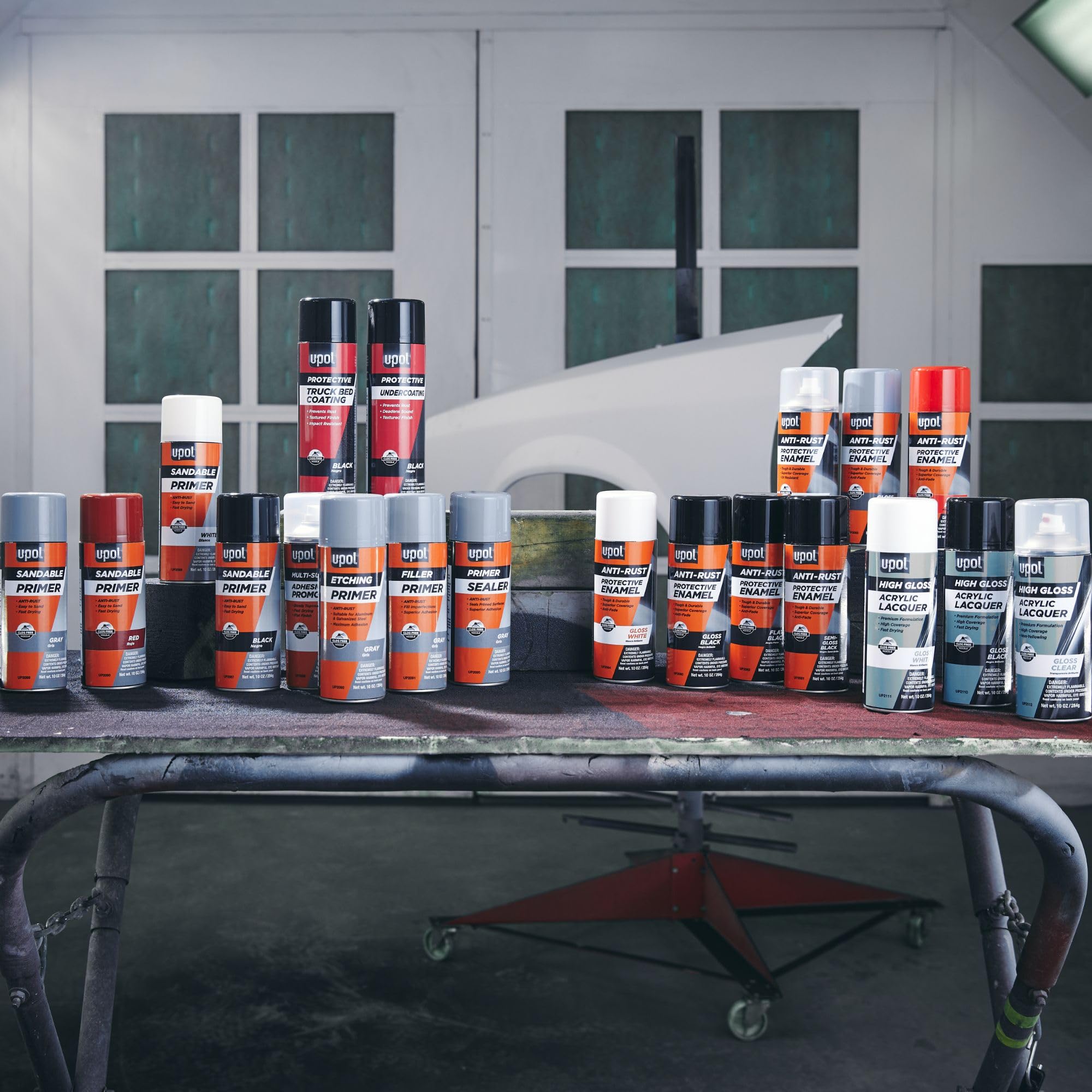 U-POL Sandable Primer, Fast-Drying, Durable & All-Purpose Primer Spray With Anti-Rust Technology, Red