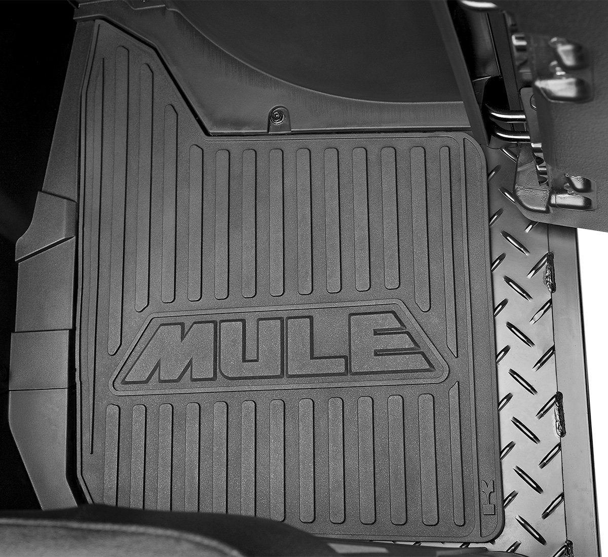 Kawasaki Mule PRO-MX EPS CAMO Floor Mat Set - Rubber, Black, 2019-2023 Model