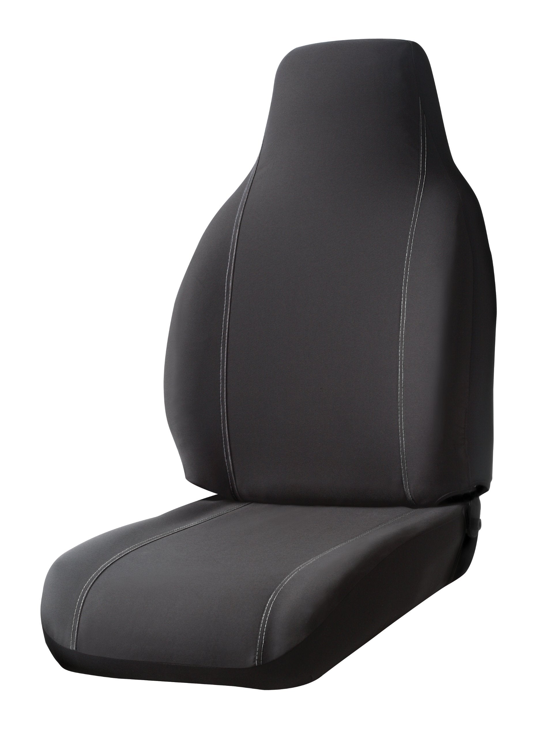 Fia SP82-92 BLACK Custom Fit Rear Seat Cover Split Seat 60/40 - Poly-Cotton, (Black)