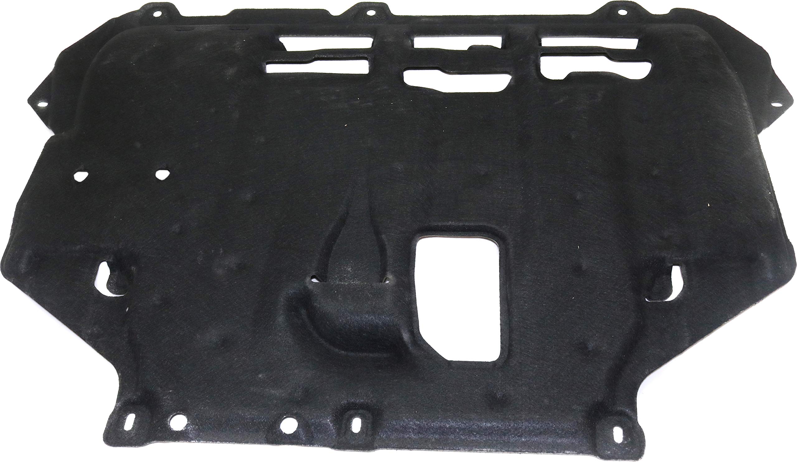 Evan Fischer Center Engine Splash Shield for 2012-2018 Ford Focus, 2.0L, Plastic, Under Cover, OEM Fit, Durable Protection