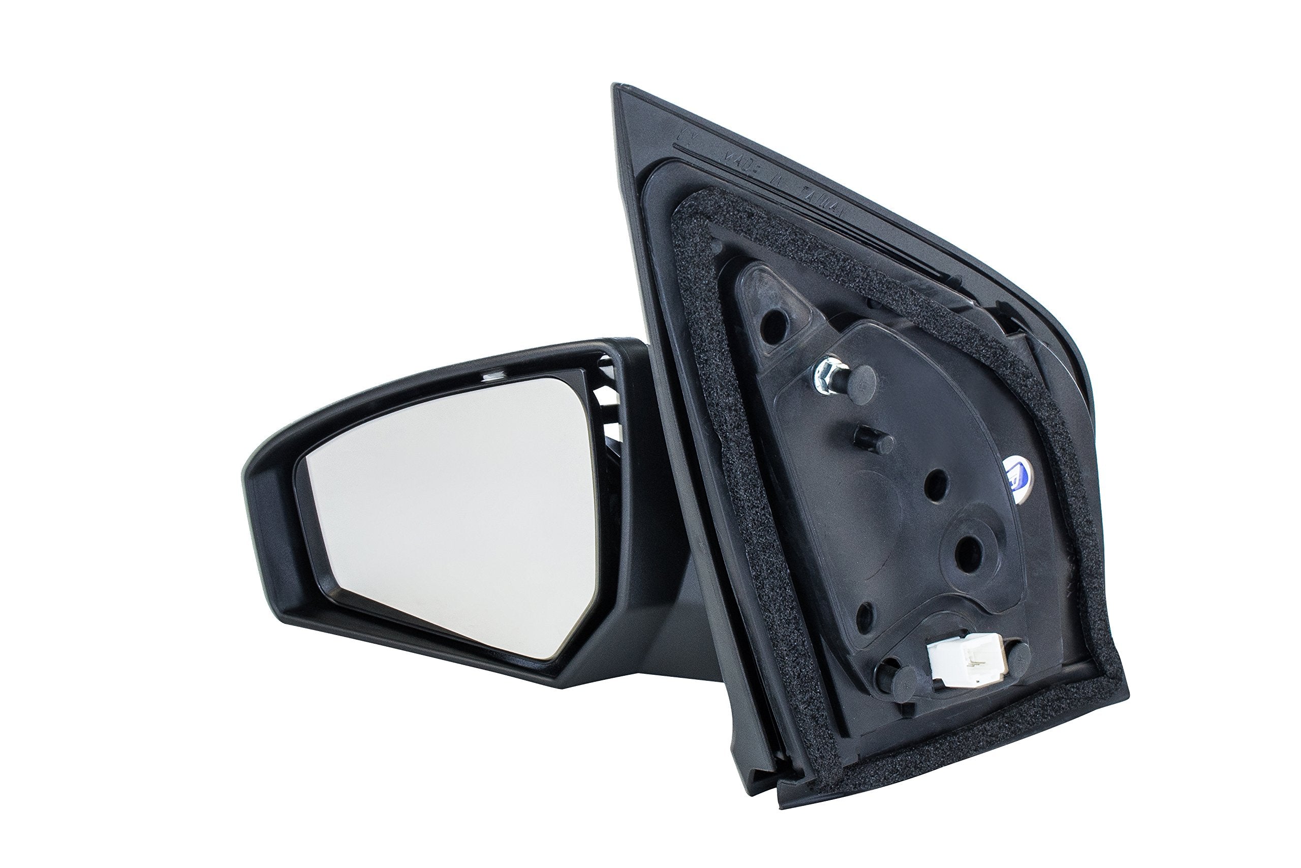 Dependable Direct Left Driver Side Black Non-Folding Non-Heated Power Operated Door Mirror Compatible With Nissan Sentra (2007 2