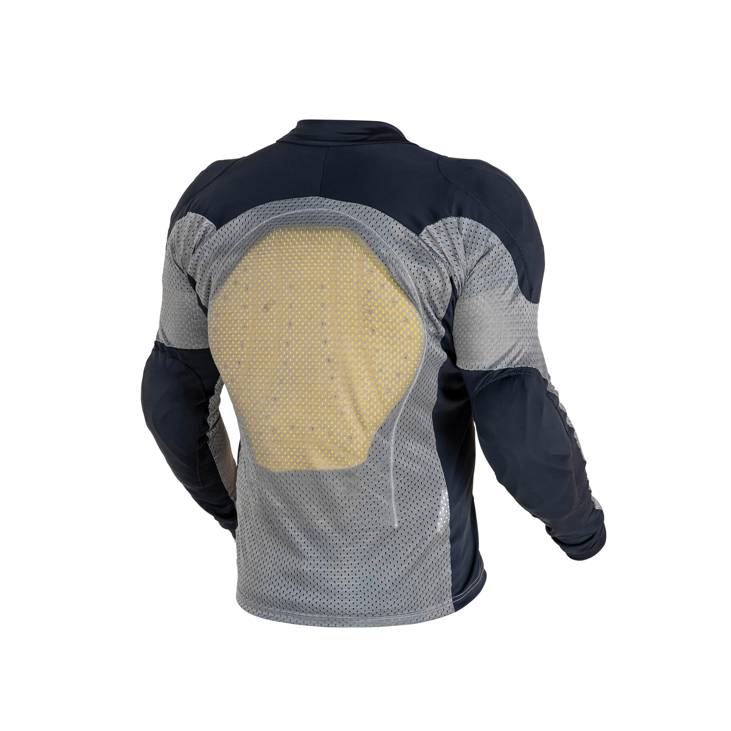 Wicked Stock Men'S Gray Mesh Motorcycle Shirt - Ce Level2 Protection, 3X-Large