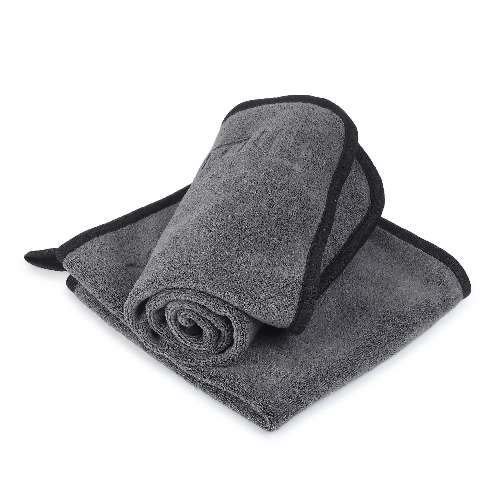 Niwlix Microfiber Cleaning Cloth Pack of 2 (35x50 CM) 500 GSM Extra Large Micro Fiber Cloth for Car Cleaning Quick Drying Car Wa