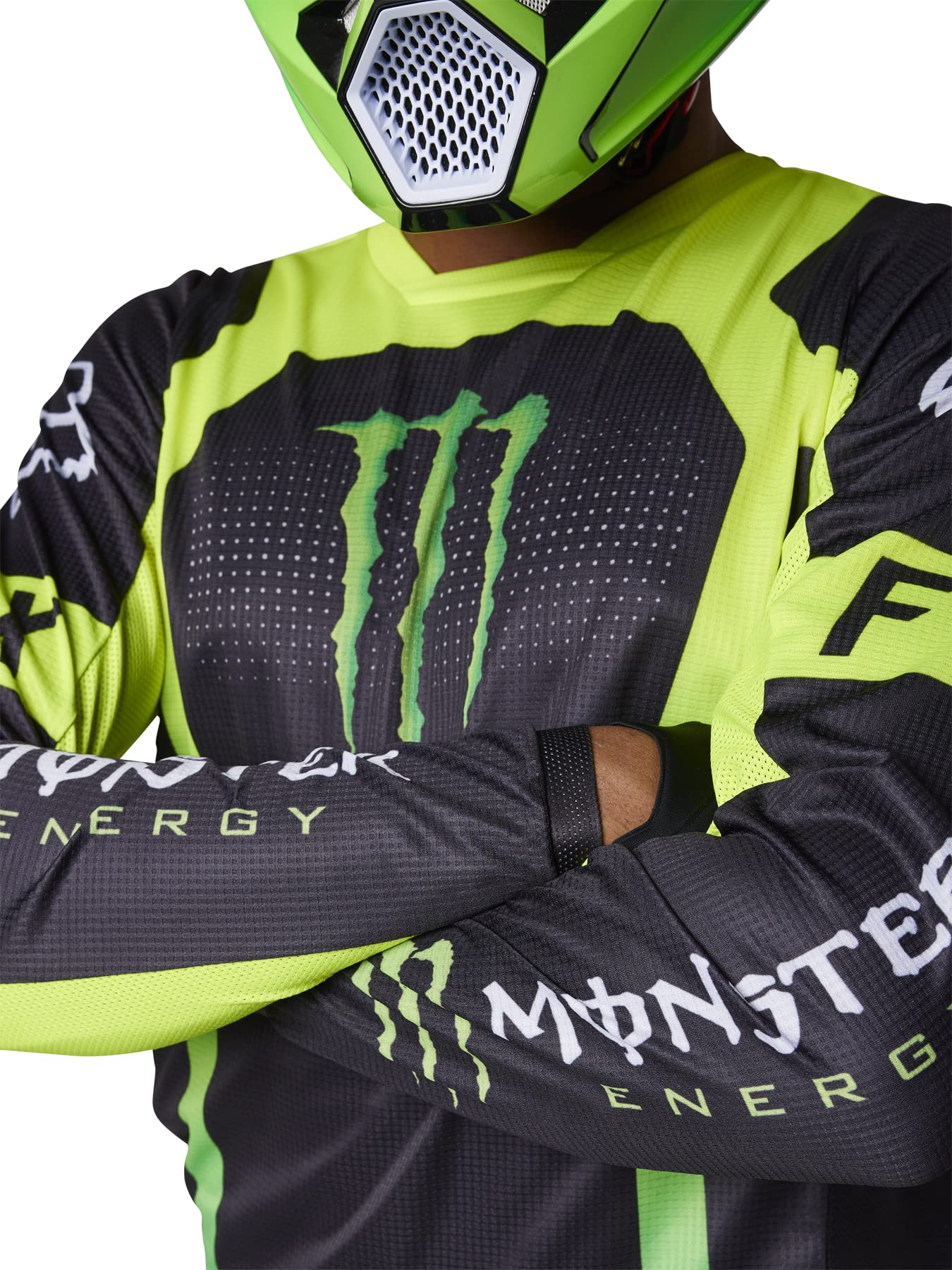Fox Racing Men'S 180 Monster Motocross Jersey, Black, X-Small