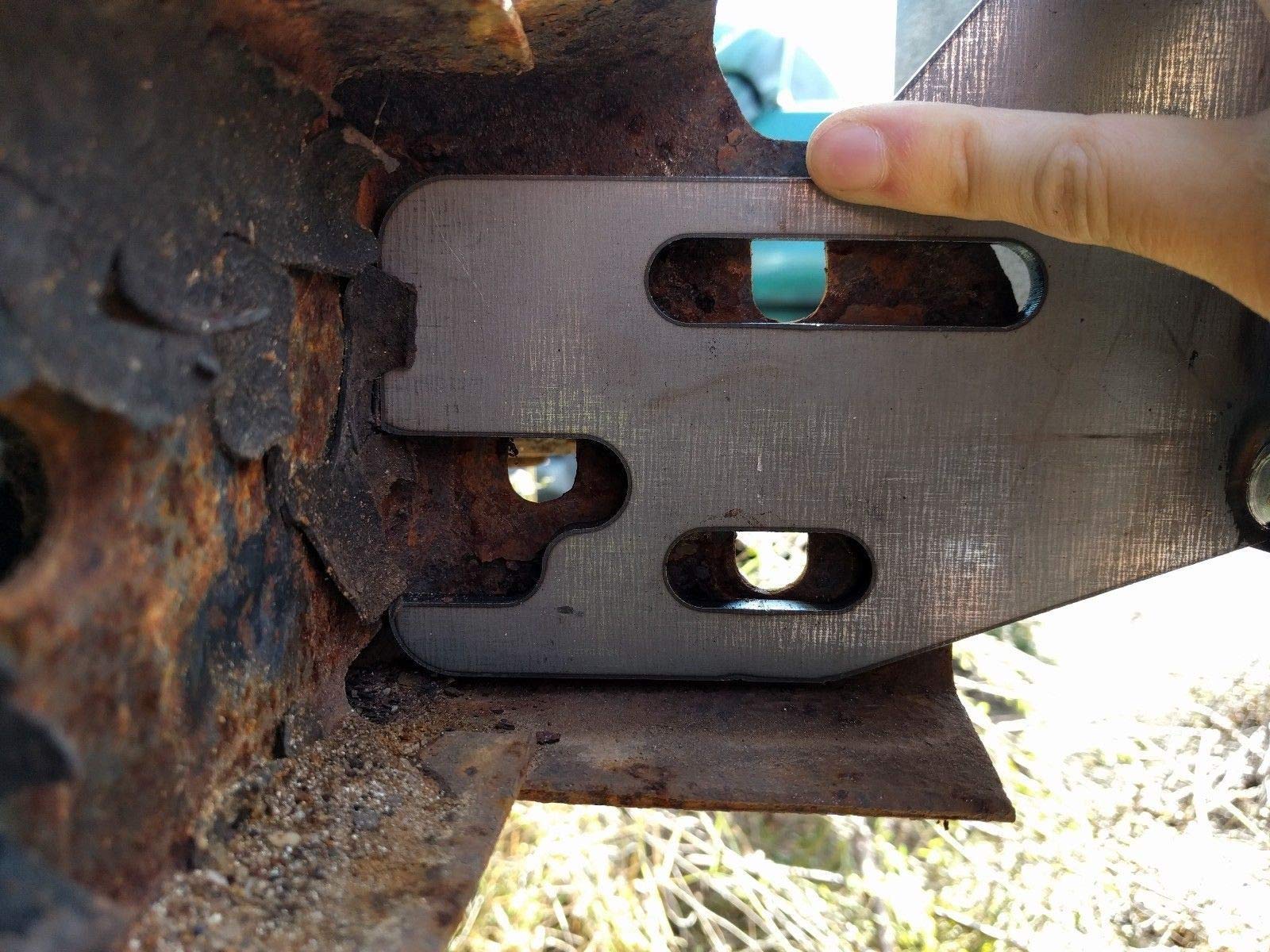 Nixface Bumper Conversion Brackets To Bolt On The 4Th Gen Bumper For Dodge 2Nd Gen With Hardware