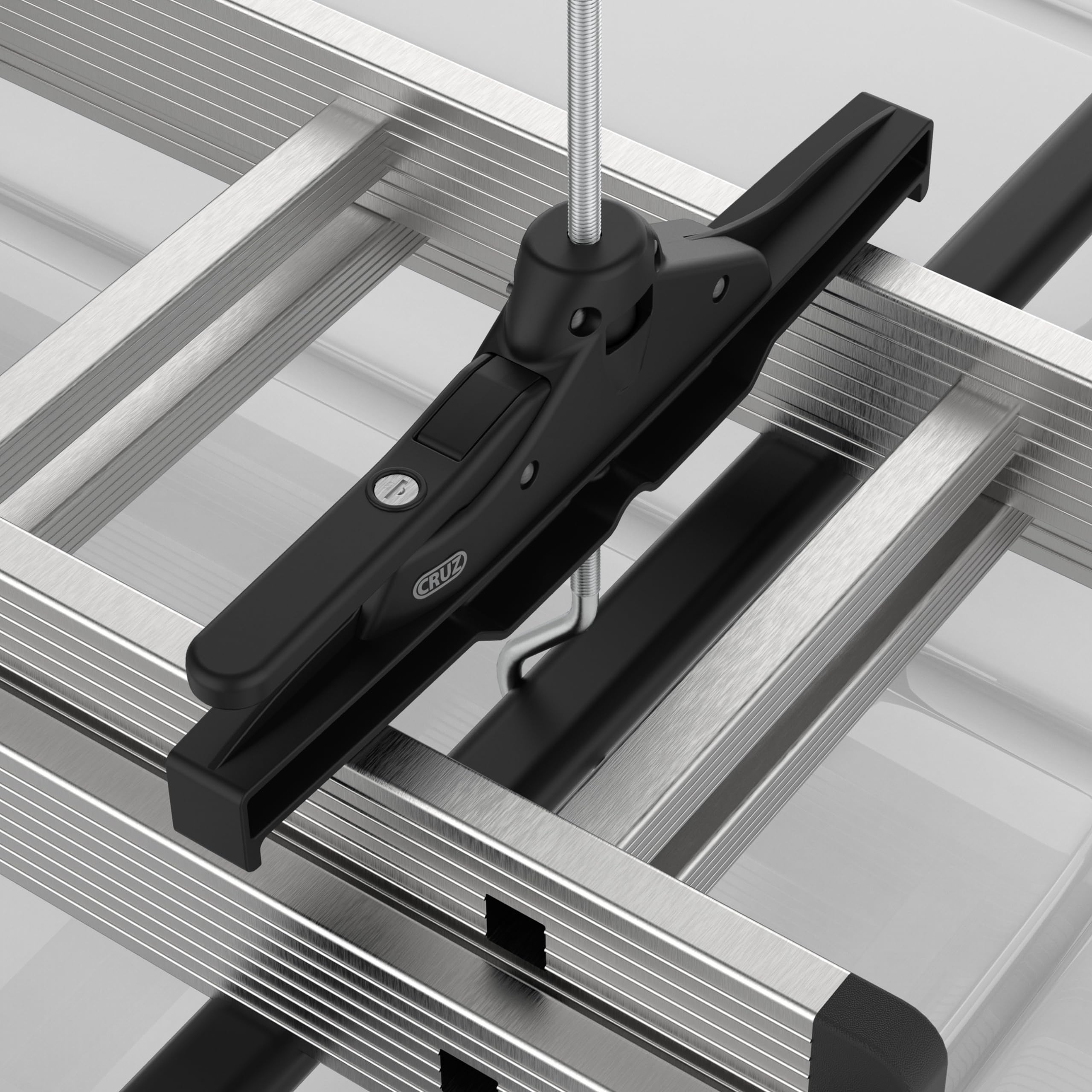 CRUZ Ladder Clamp - Innovative Fitting System, Ergonomic Design, Quick Assembly, Black, Model 941-043, Durable Plastic