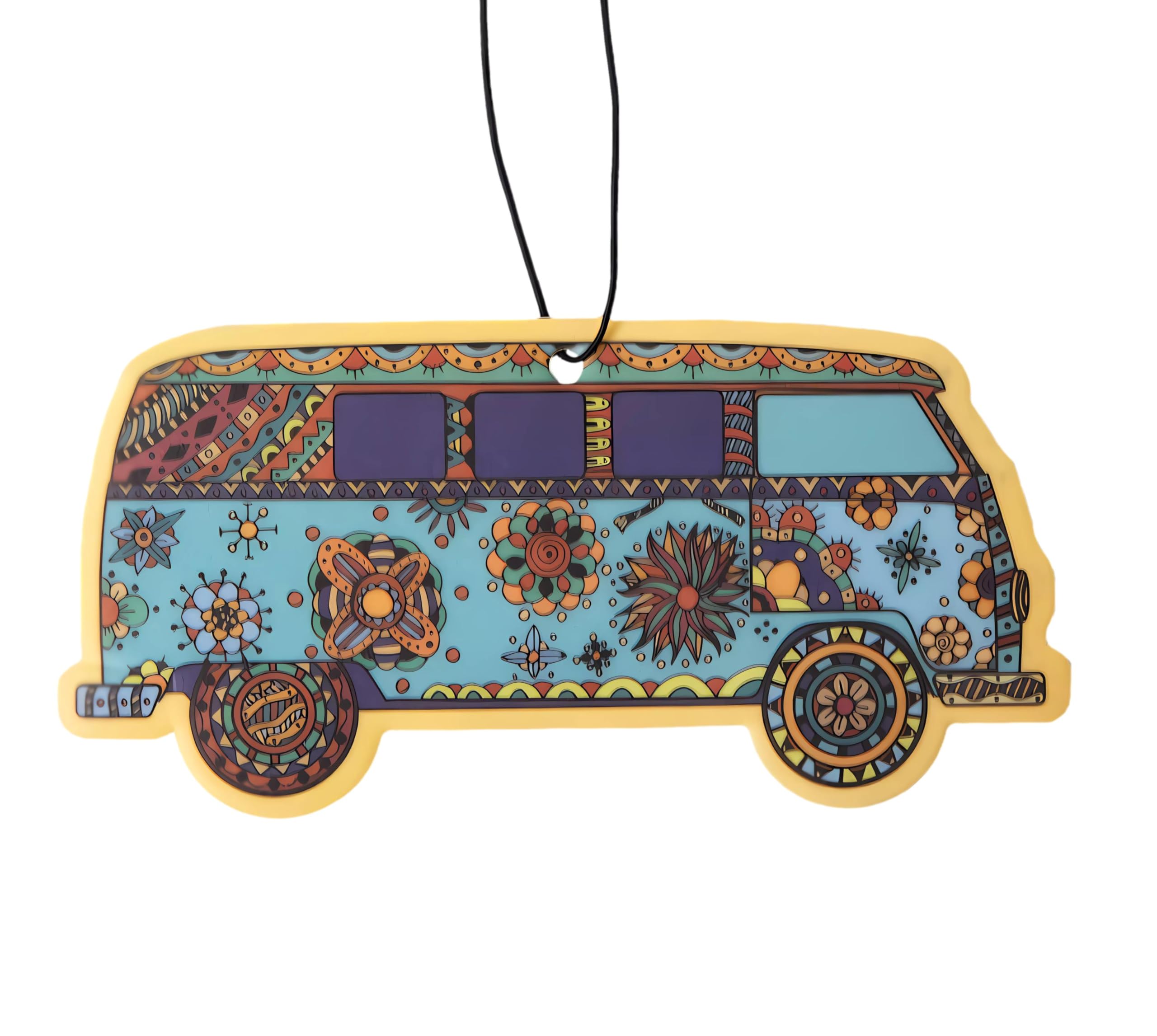 Fresh Fresheners Hippie Bus Car Air Freshener 4-Pack