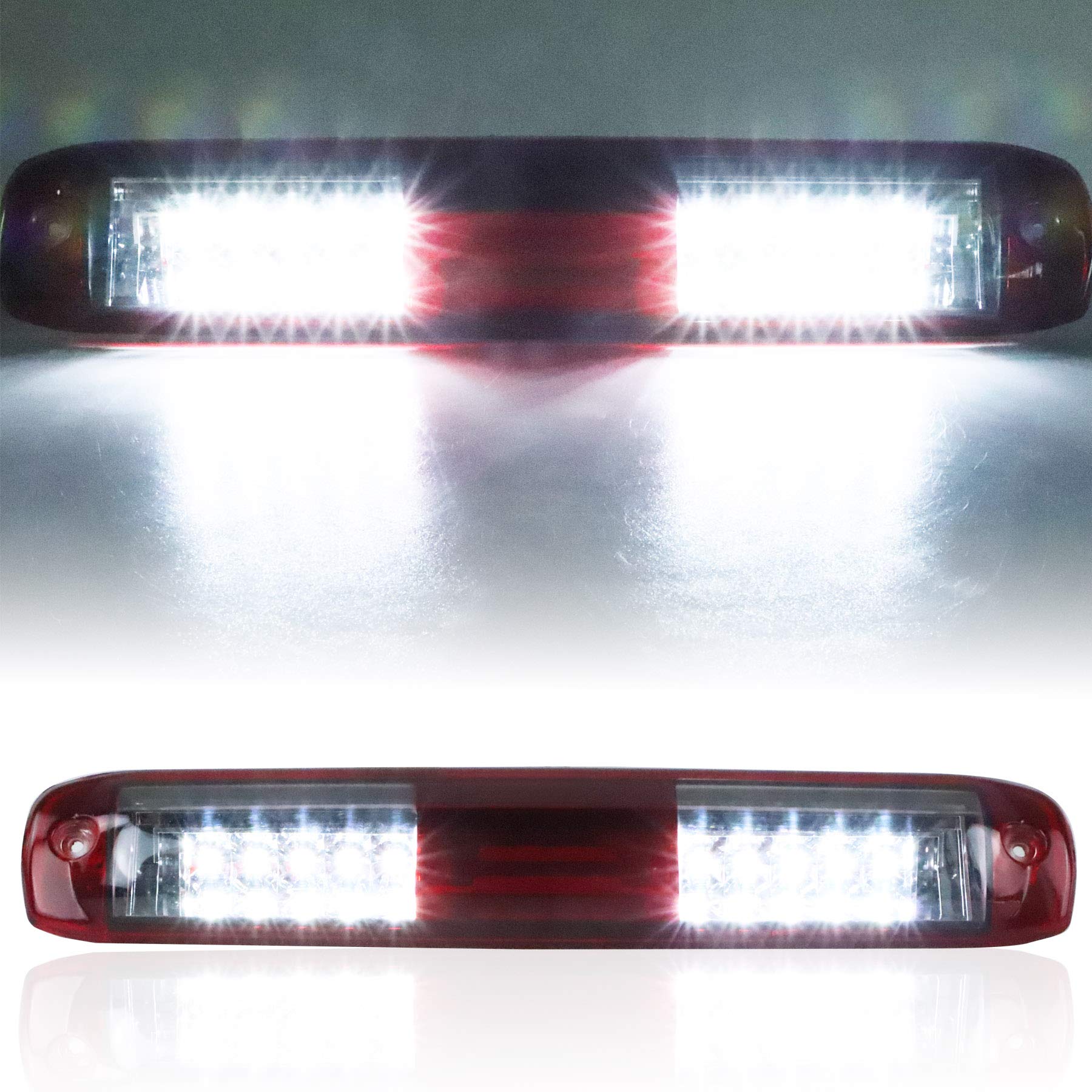 Tresound LED Third Brake Light for 99-07 Chevy Silverado & GMC Sierra, Chrome Housing + Red Lens