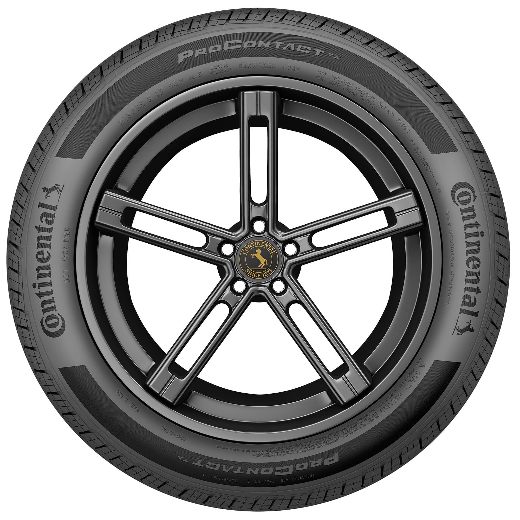 Continental Procontact Tx All-Season Radial Tire - 225/45R18 95H