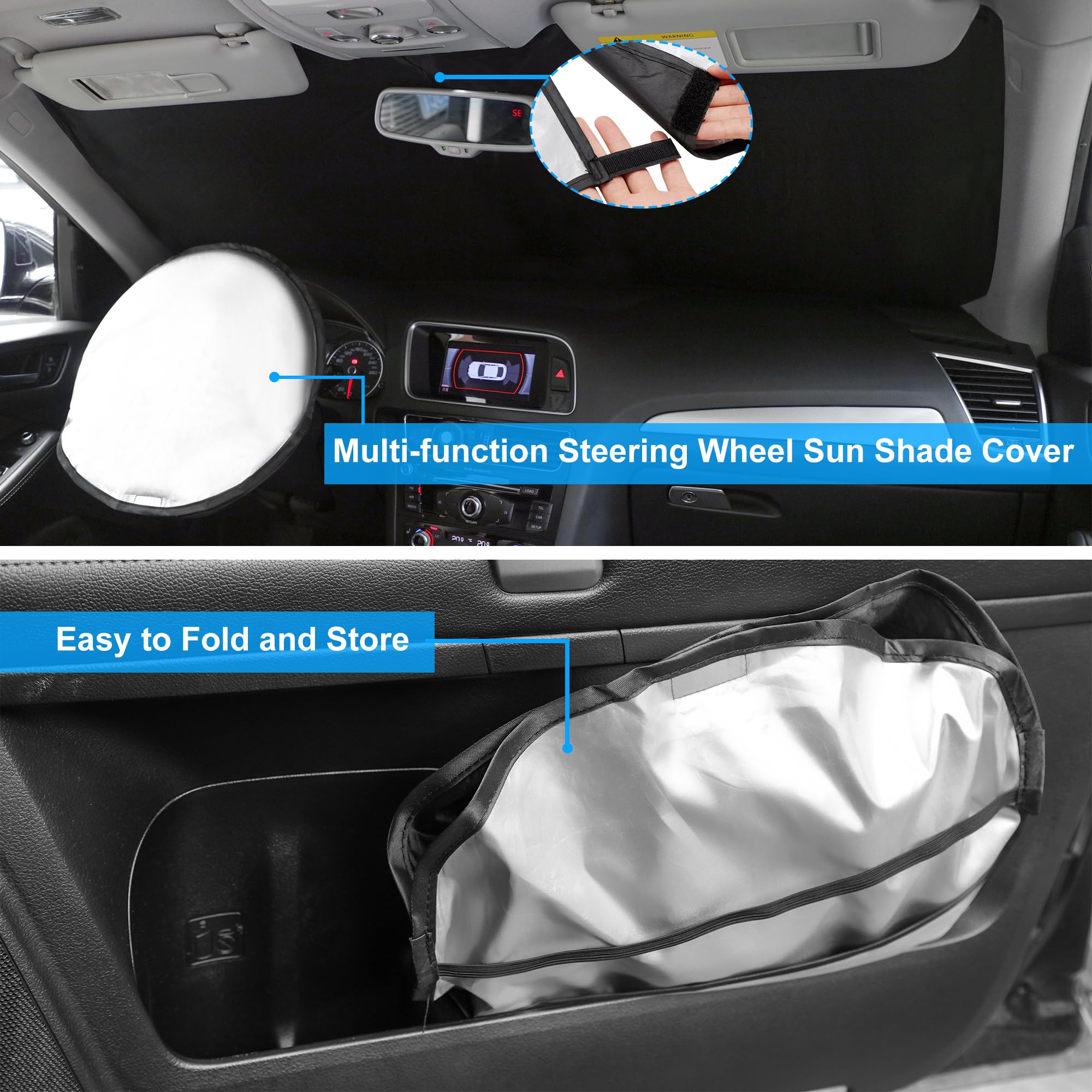 Windshield Sun Shade Custom Fit 2019 2020 2021 2022 2023 2024 2025 Bmw X5 Accessories Foldable Sunshade Sun Visor Protector Bloc