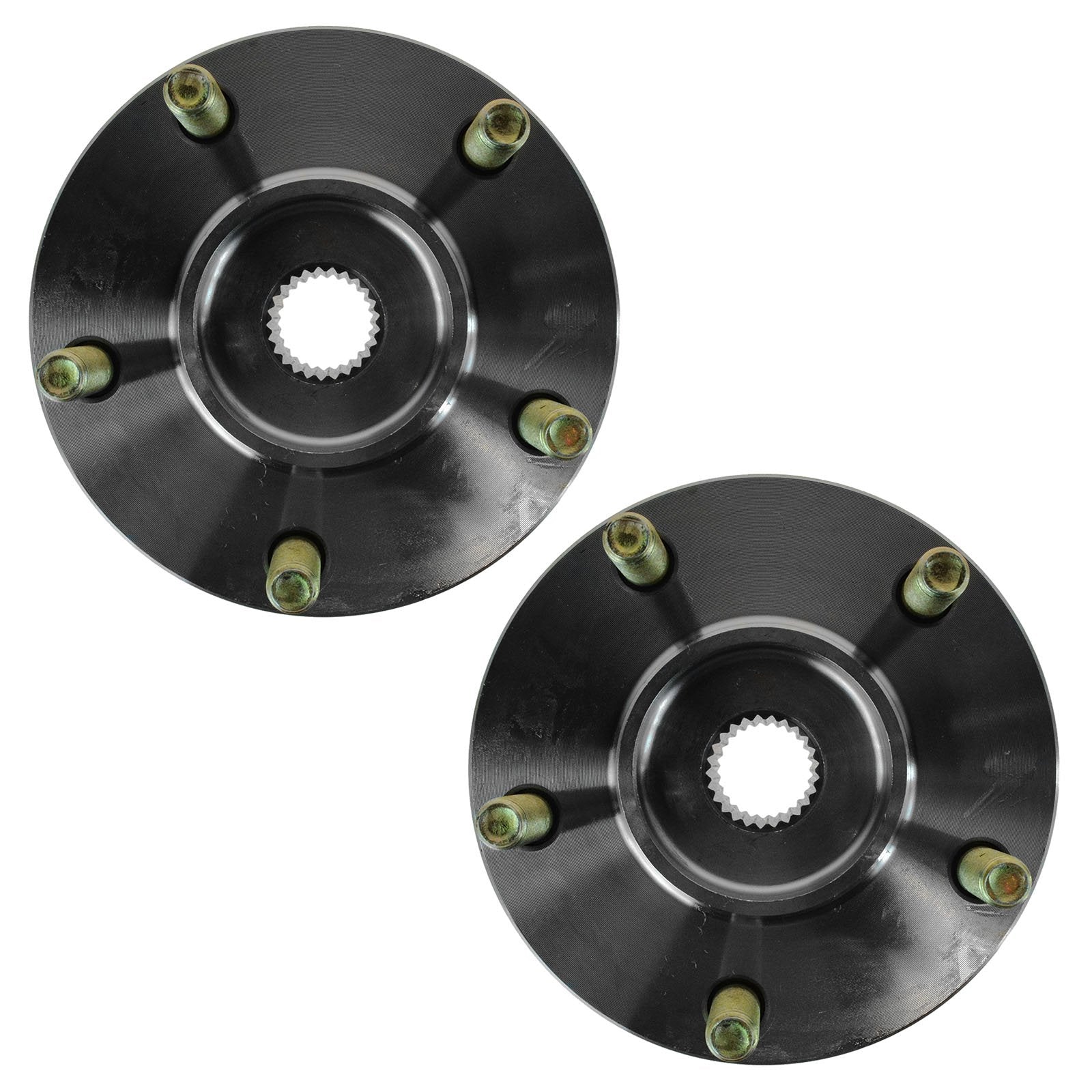 Trq Front Wheel Hub Bearings Assembly Set Compatible With 1995-2005 Chrysler Sebring 1995-2000 Dodge Avenger 2001-2005 Stratus 1