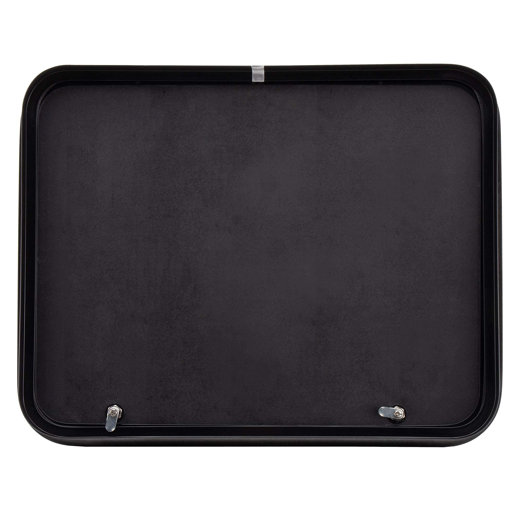 RecPro RV Baggage Door, Black Fiberglass, 30" W x 24" H, Rounded Corners, Model RP-600S-3024-BK, Made in America