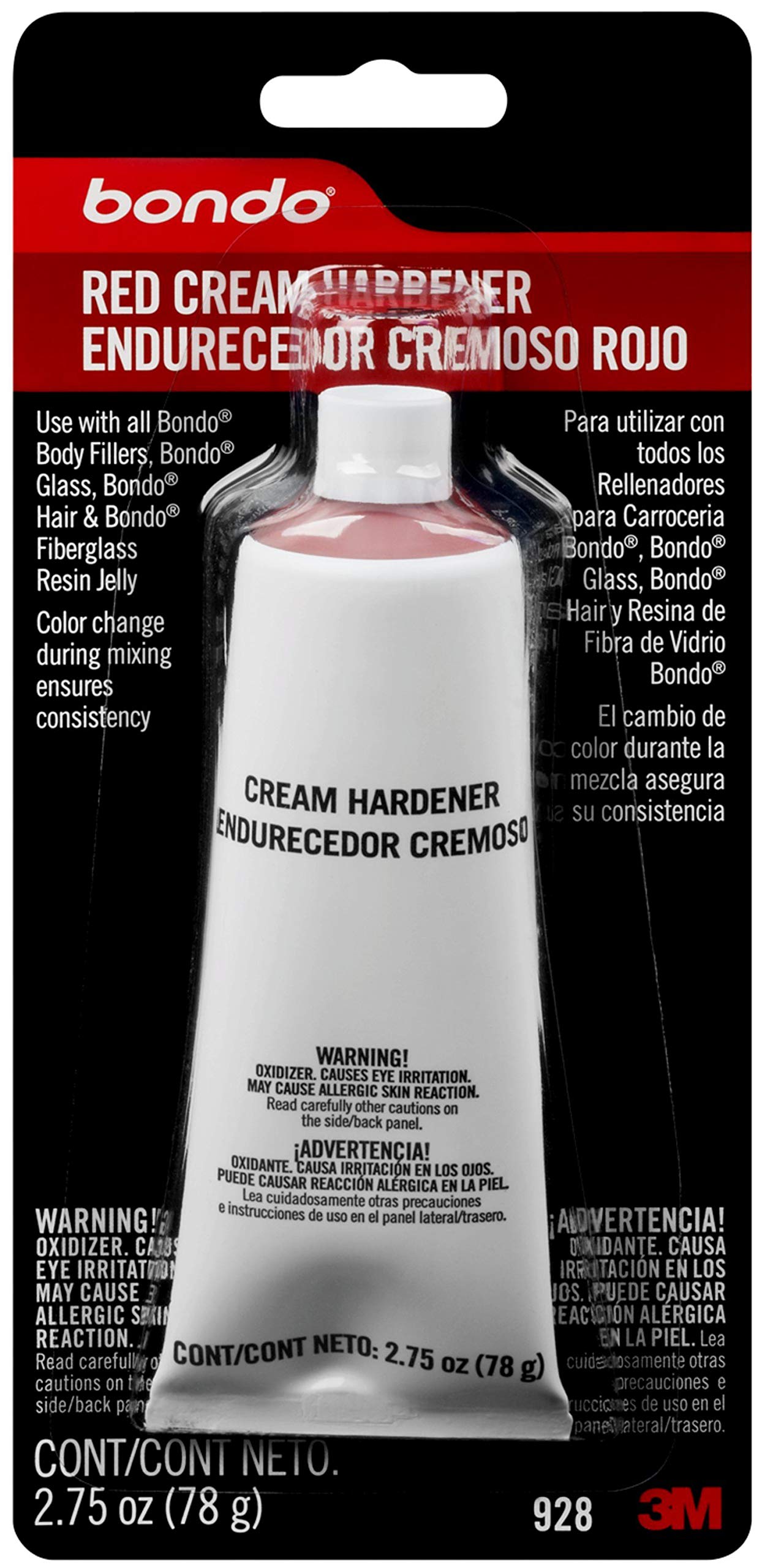 Bondo Red Cream Hardener, 00913, .75 Oz