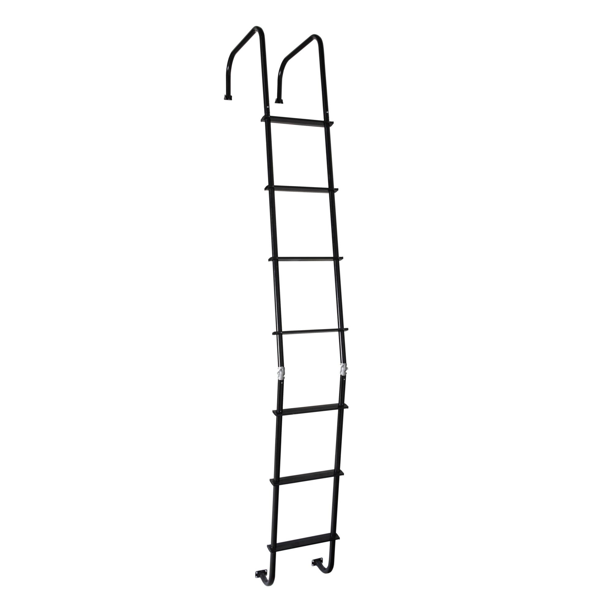Quick Products QPERLB Universal Exterior RV Ladder  Black