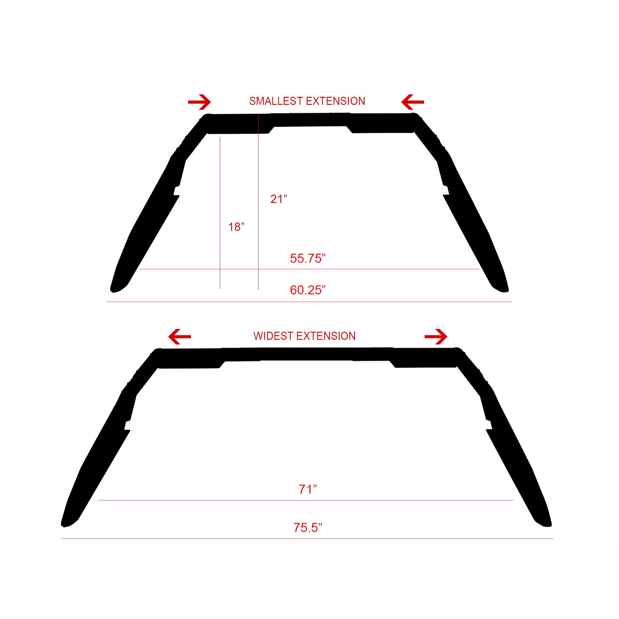 Armordillo CRZ Chase Rack For Full Size Trucks