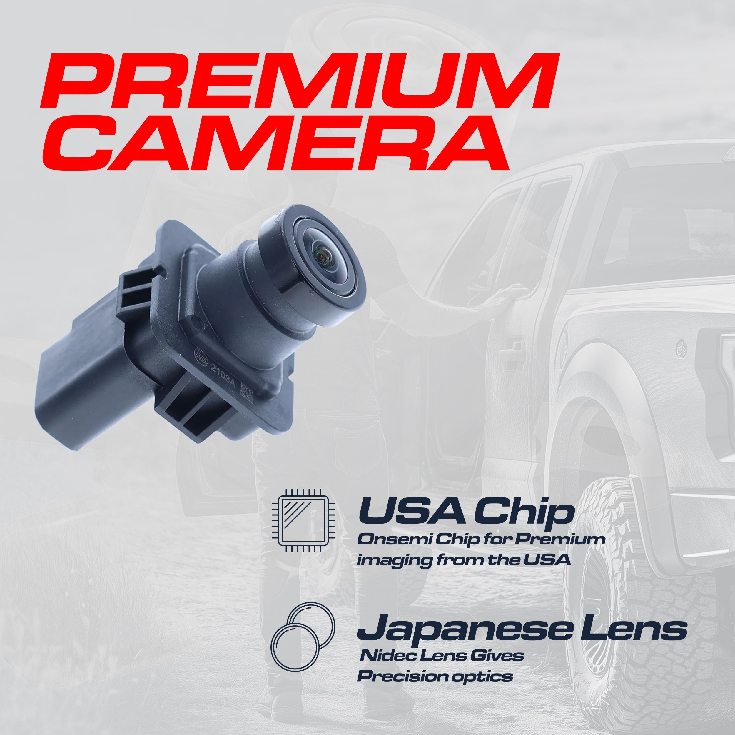 Ford Mustang Coupe (2015-2022), Mustang Convertible (2015-2022), Mustang Shelby GT350 (2016-2020) OEM Replacement Backup Camera OE Part # FR3Z-19G490-A