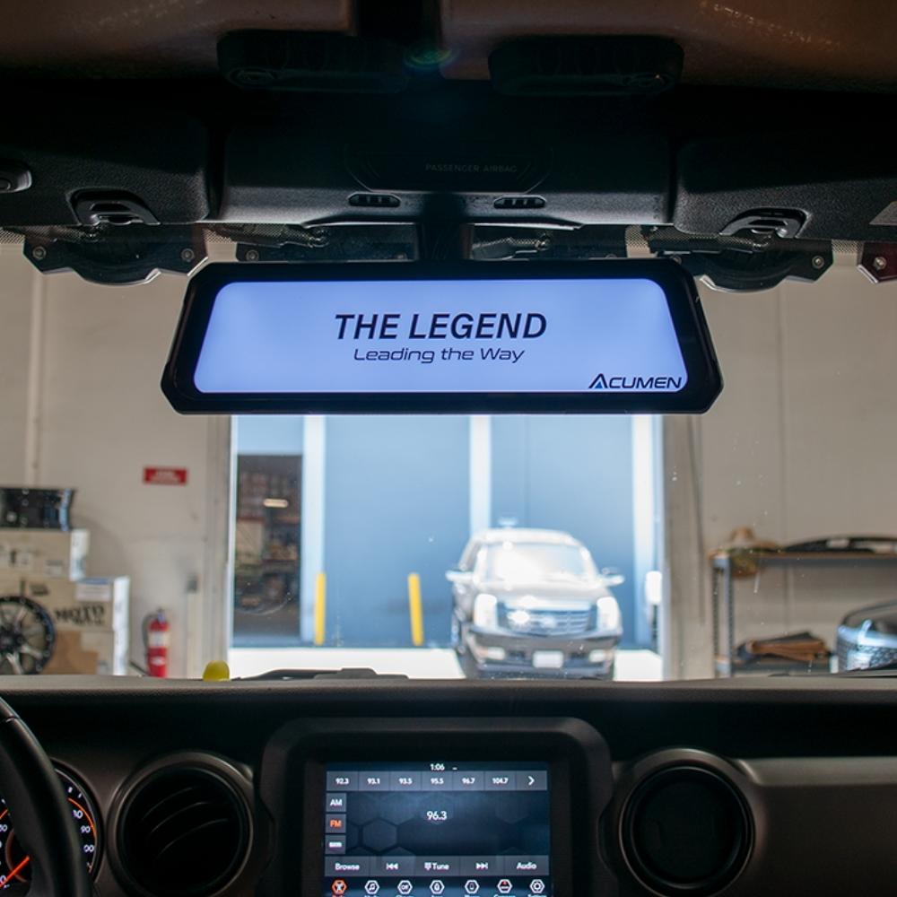 The Legend 3CH Waterproof Mirror DVR w/ 8-Gang Switch Box