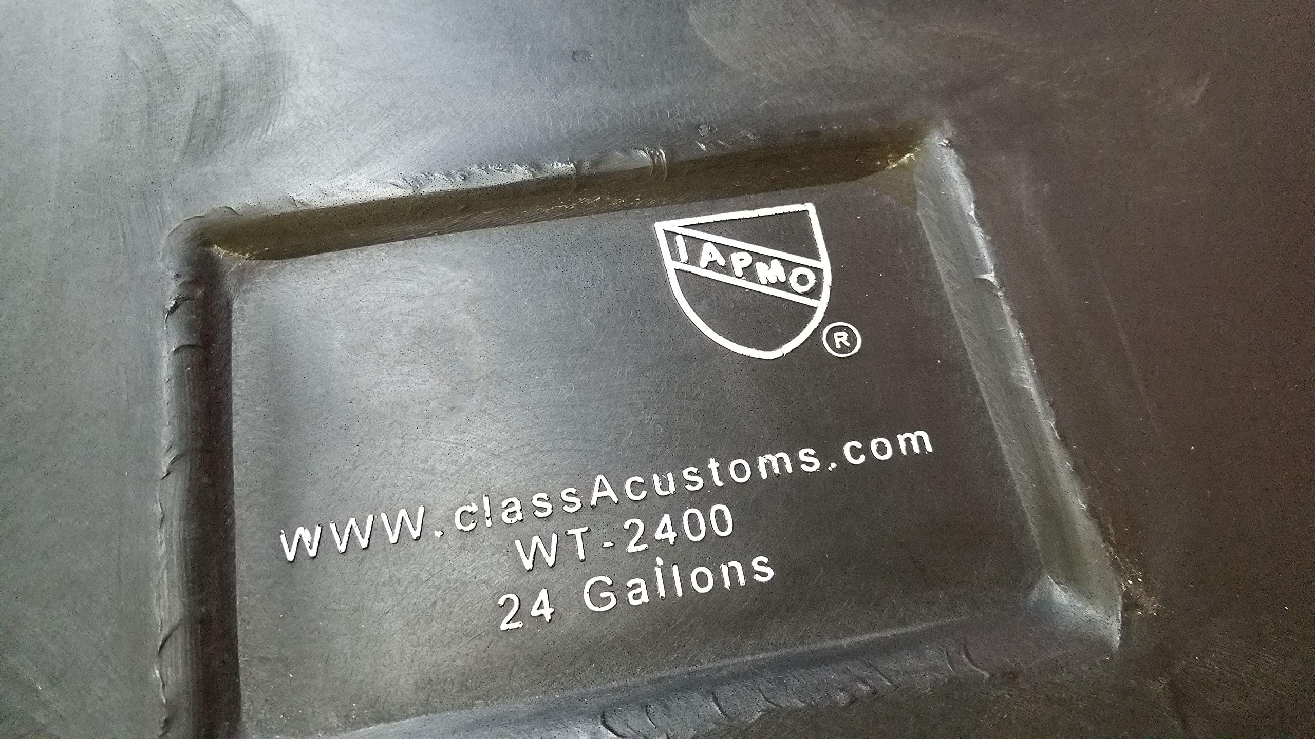 Class A Customs 24 Gallon Black RV Waste Holding Tank - Durable Polyethylene, 42.5” x 23” x 9.25” Size