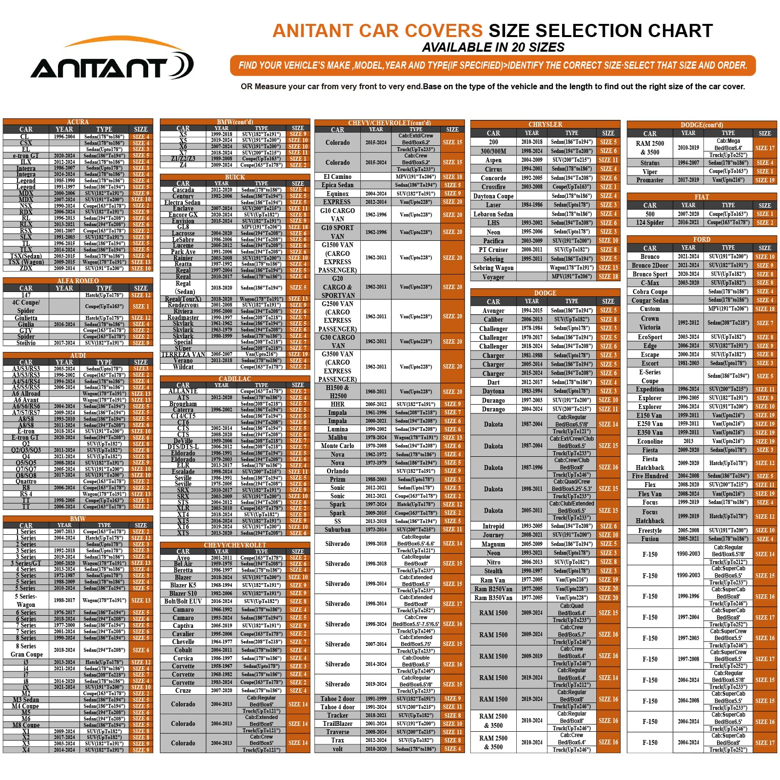 Anitant Suv Snow Cover Protector Suv Cover Full Exterior Covers Suv Cover Waterproof All Weather Durability Car Cover Suv Car Co