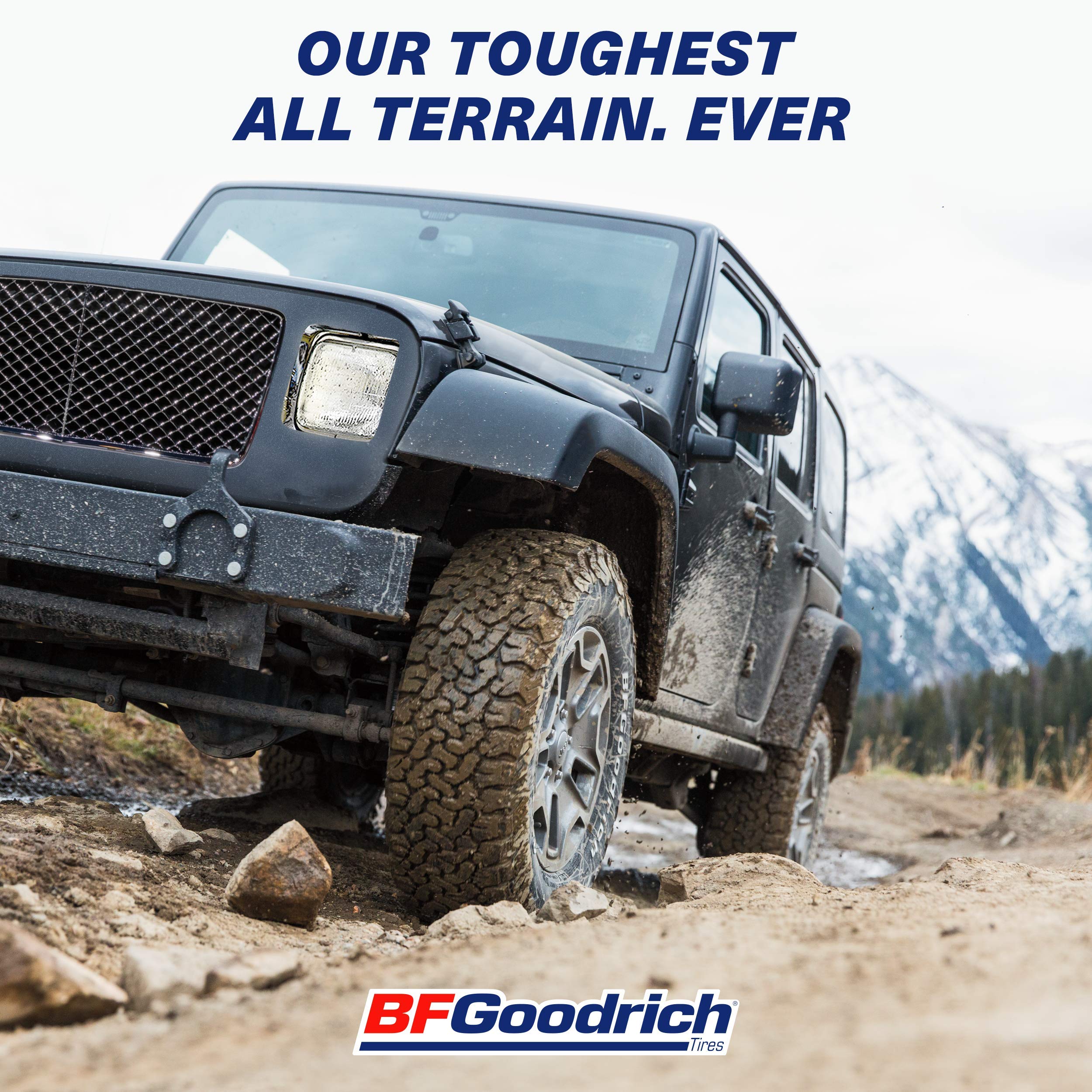 Bfgoodrich All Terrain T/A Ko2 Radial Car Tire For Light Trucks, Suvs, And Crossovers,Lt305/70R18/E 126/123R