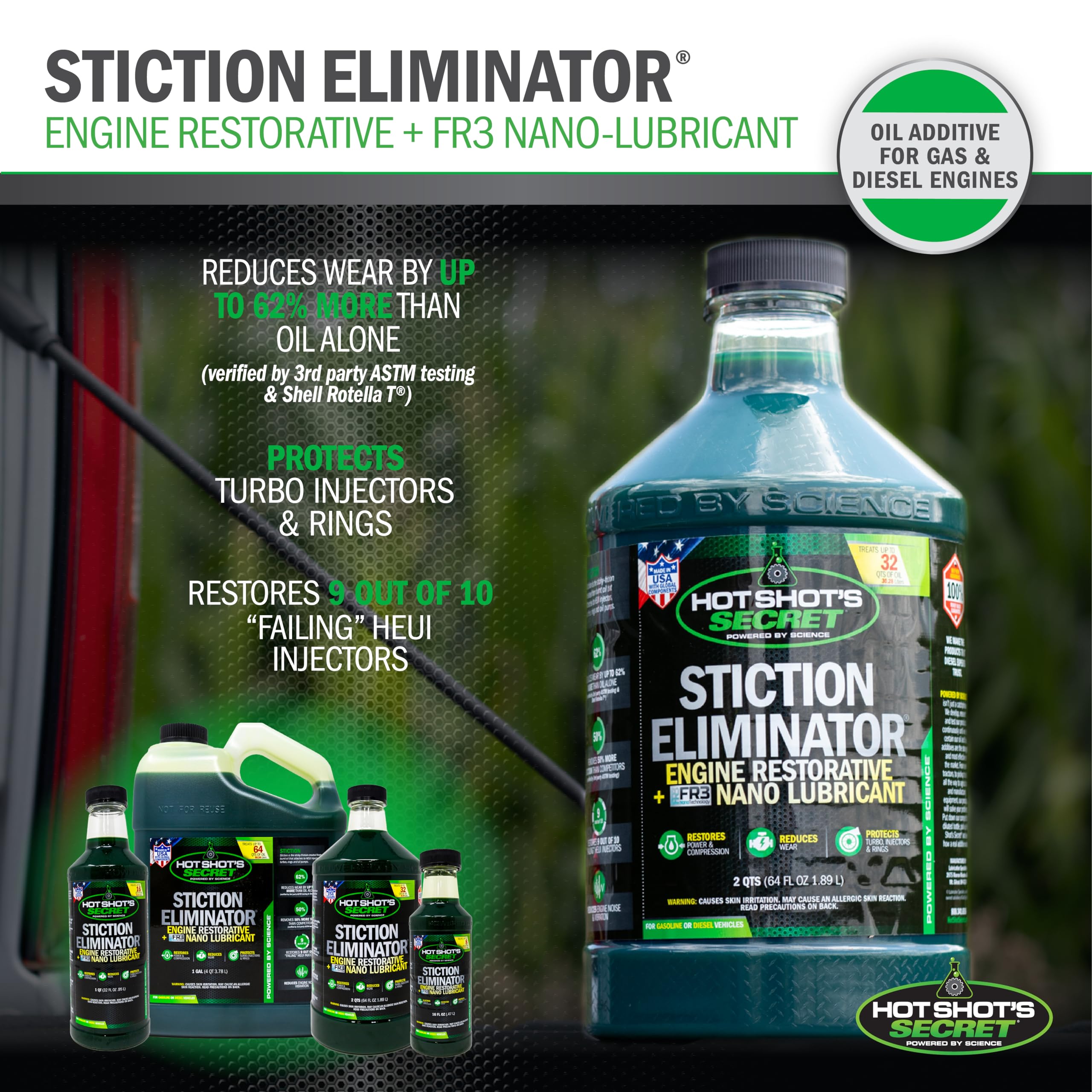 Hot Shot'S Secret Original Stiction Eliminator 32 Fluid Ounce Bottle