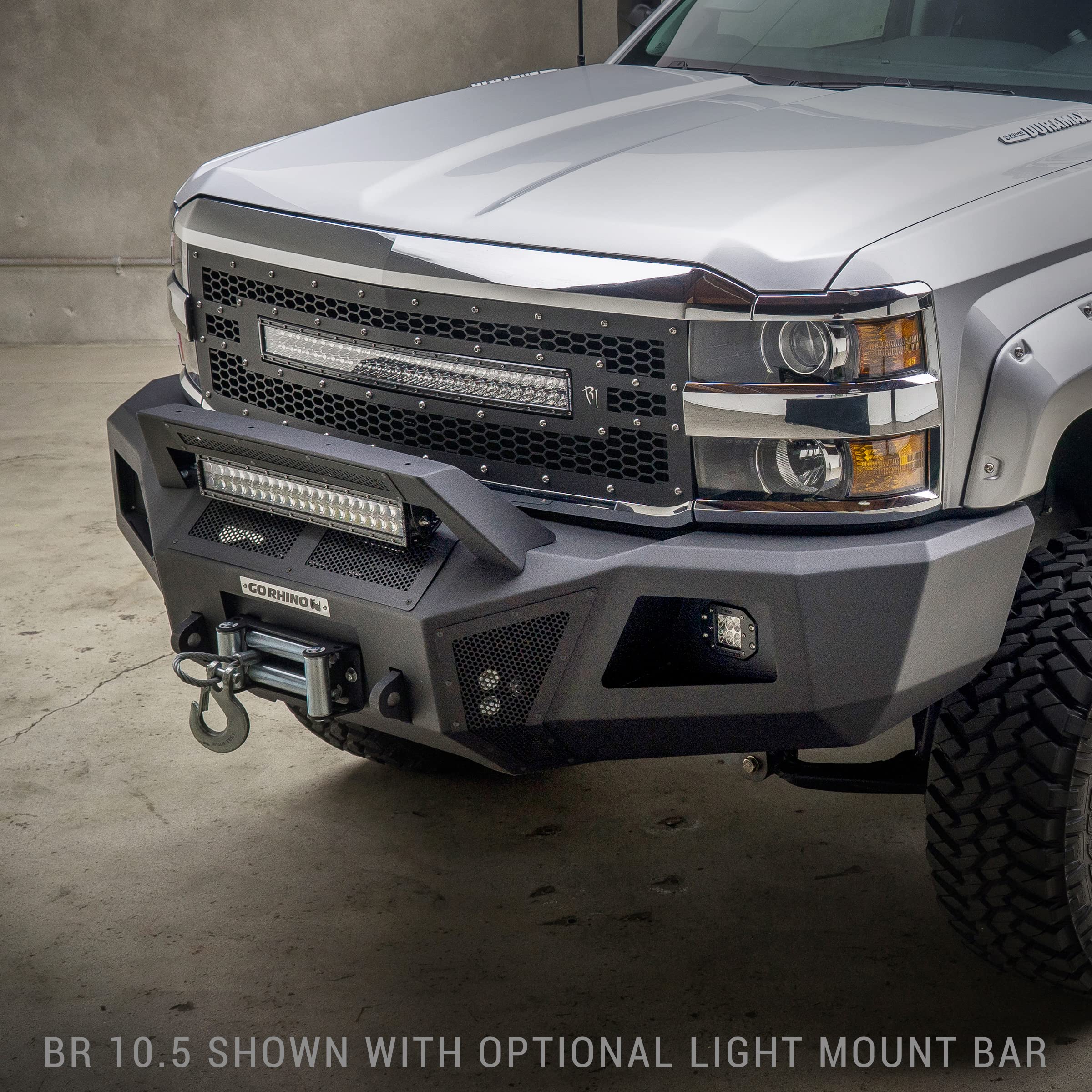 Go Rhino 26173T Textured Black Powder Coat Finish Light Bar (Br10)