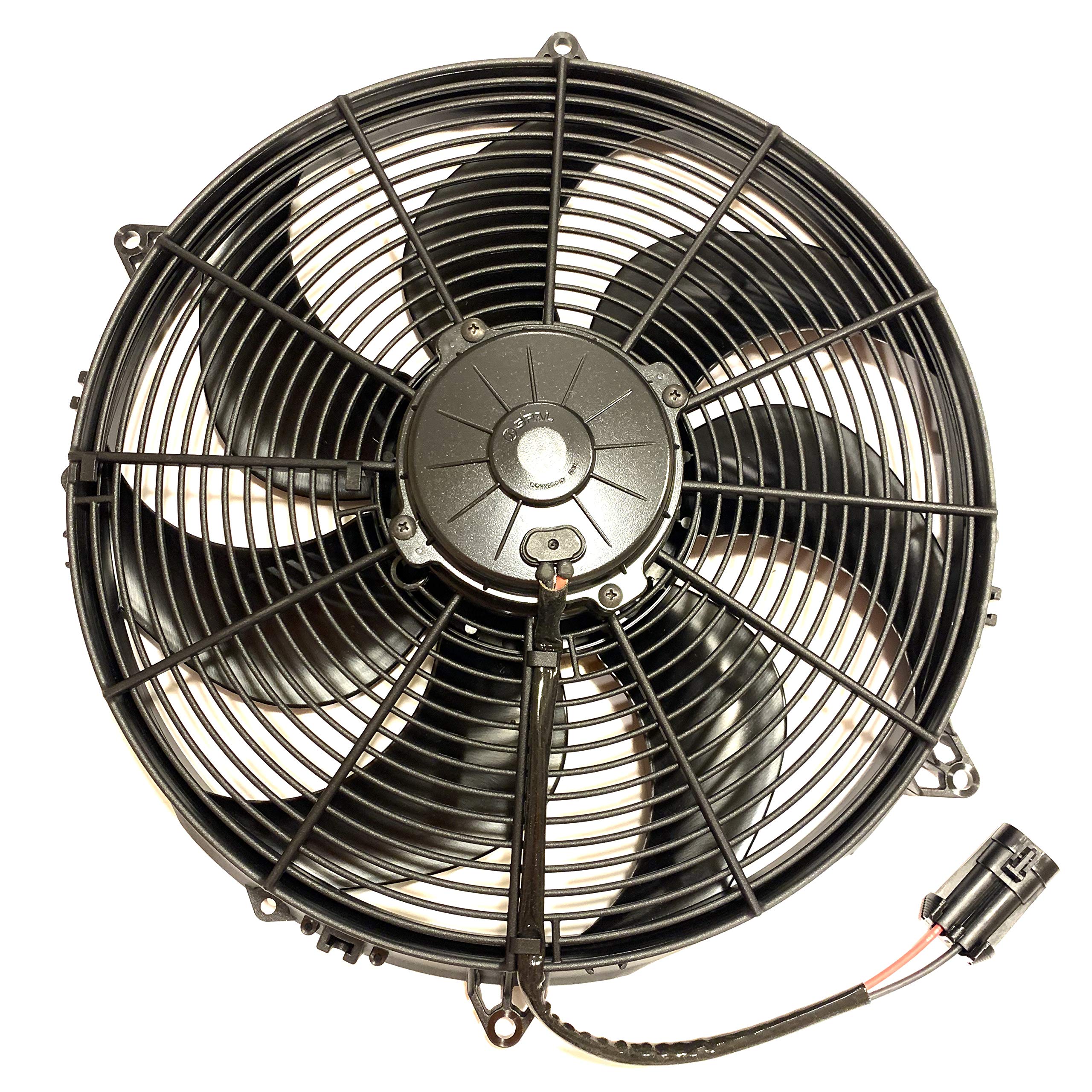 SPAL 30102803 16 Puller Fan 12 Volt High Output Curved Blade 1953 cfm VA33-AP91/LL-65A