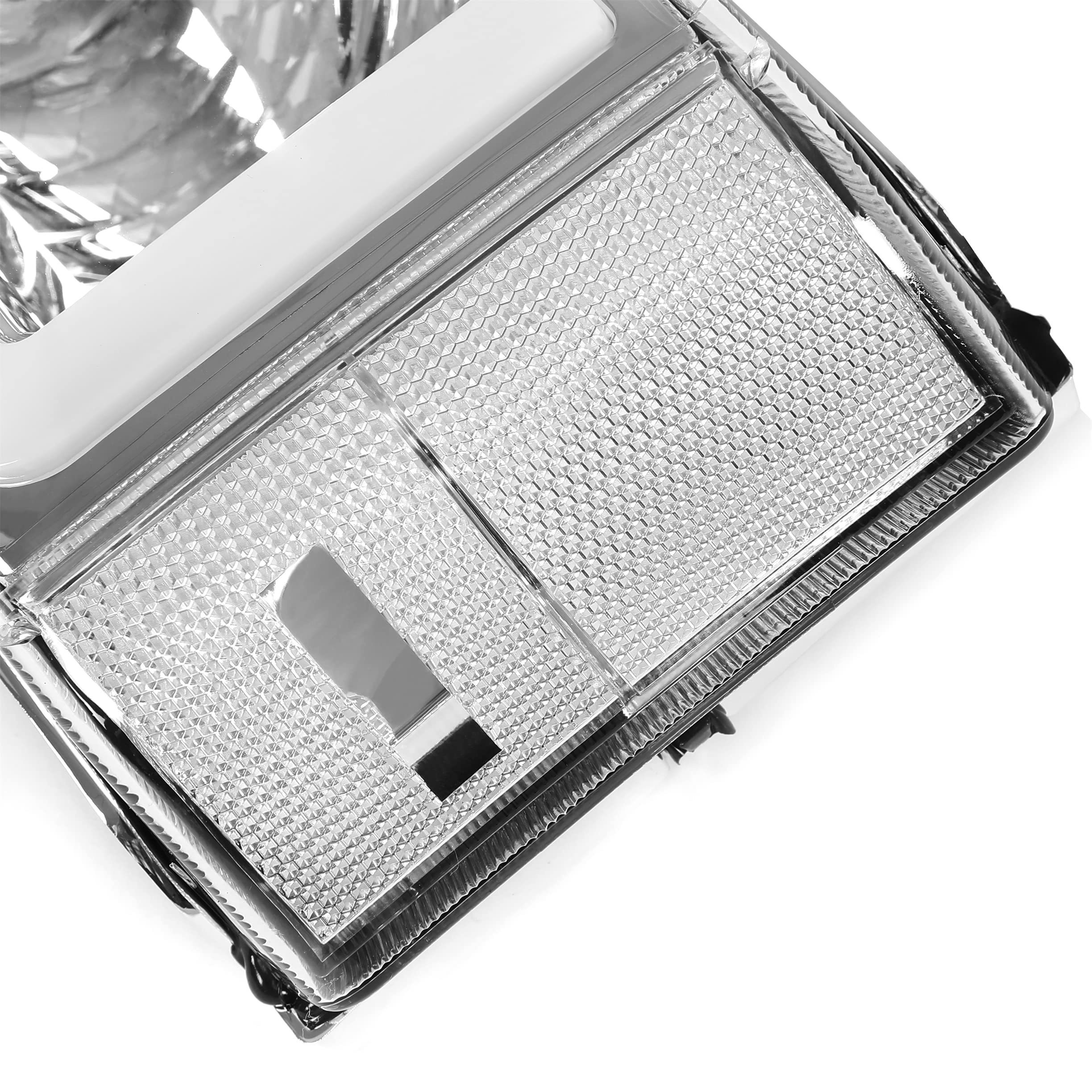 Kojem LED Bumper Parking Lights for 03-07 Chevy Avalanche/Silverado 1500-3500, Clear Lens, Black Housing, Model LYPL-114-3, 1