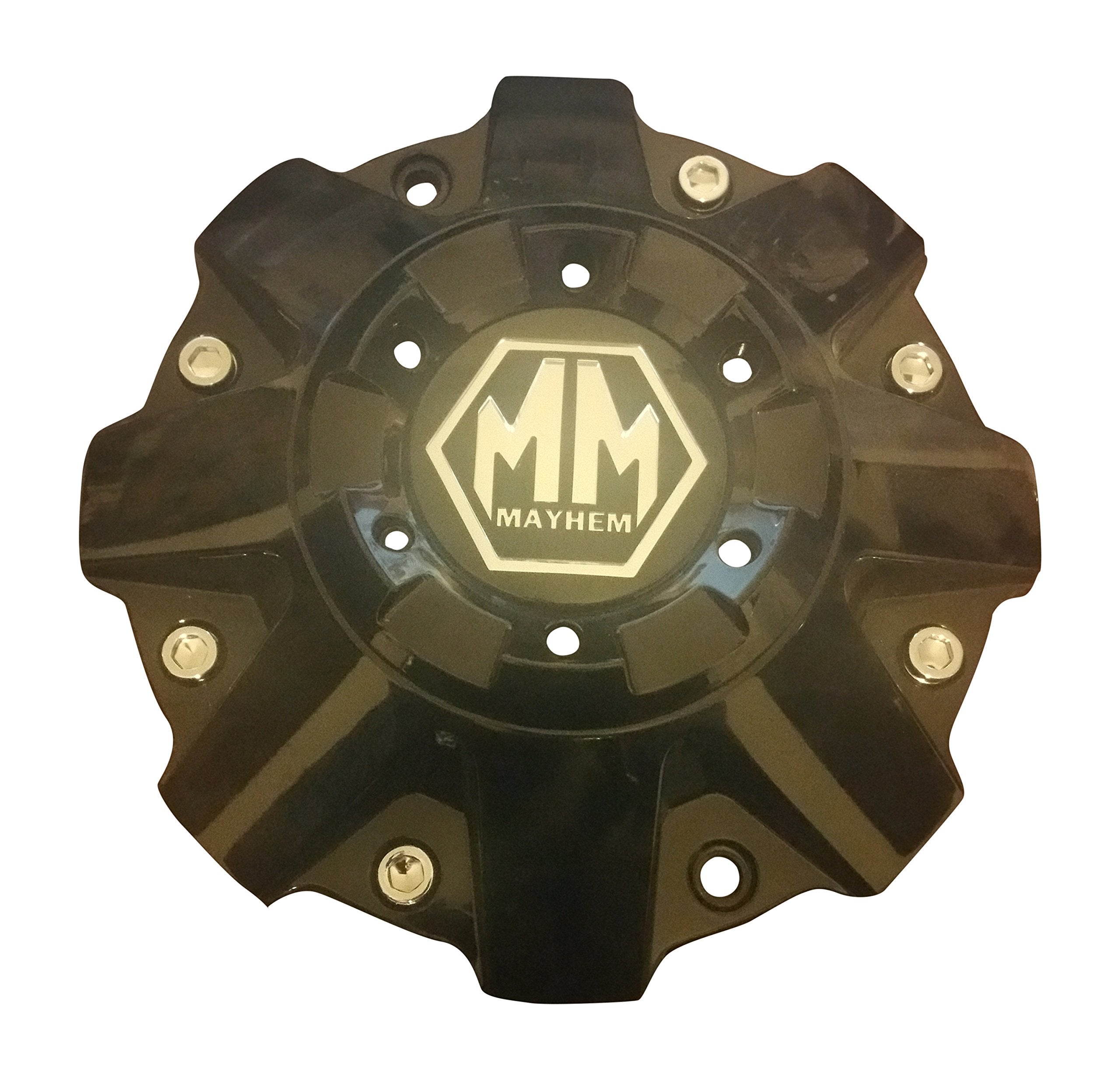 Mayhem Wheels C108040B01 81222090F-1 C108010B C806801-1Cap Gloss Black Center Cap